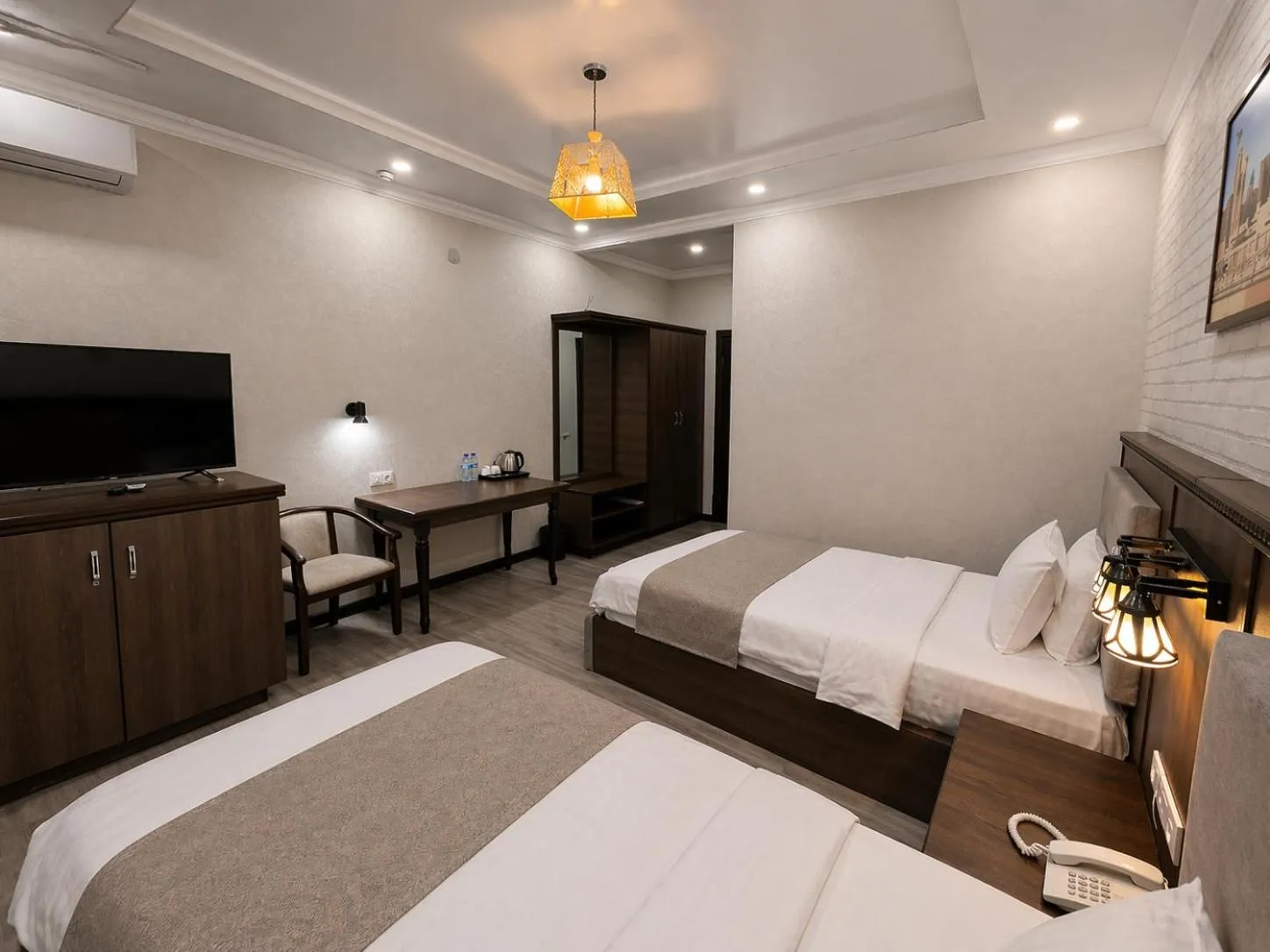 Bed in Hotel Byond Tashkent