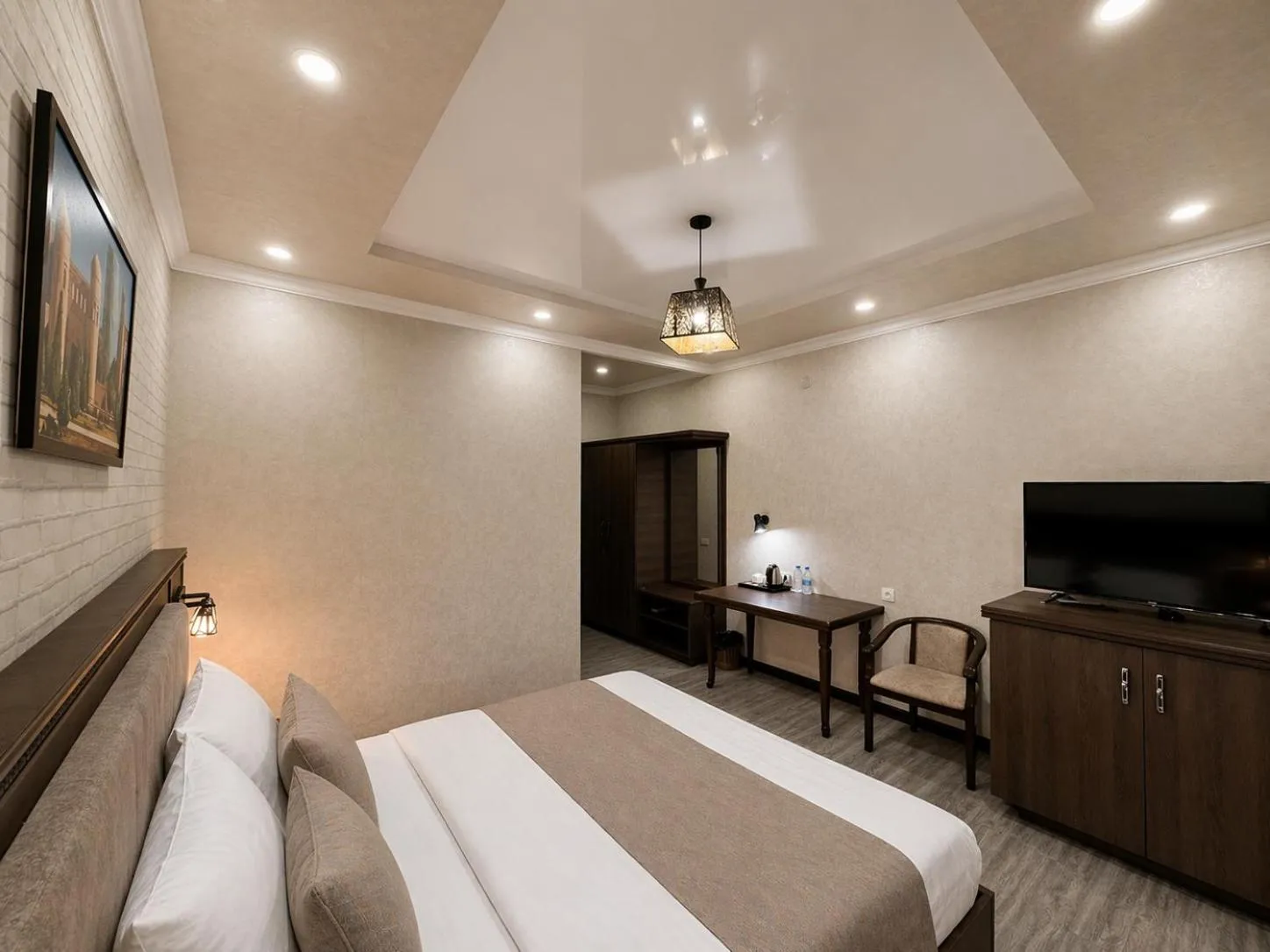 Bed in Hotel Byond Tashkent