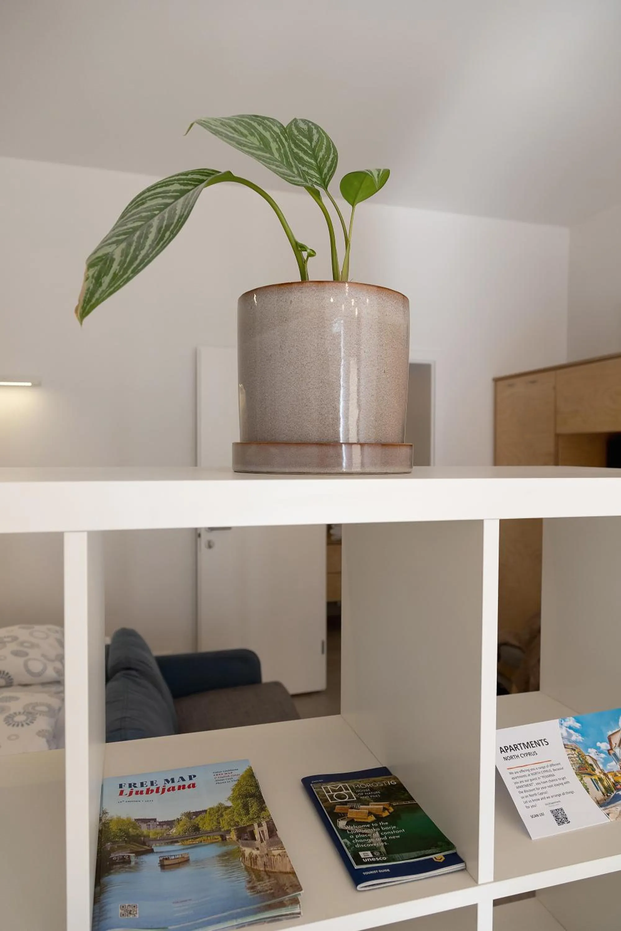 Living room in Pekarna apartments