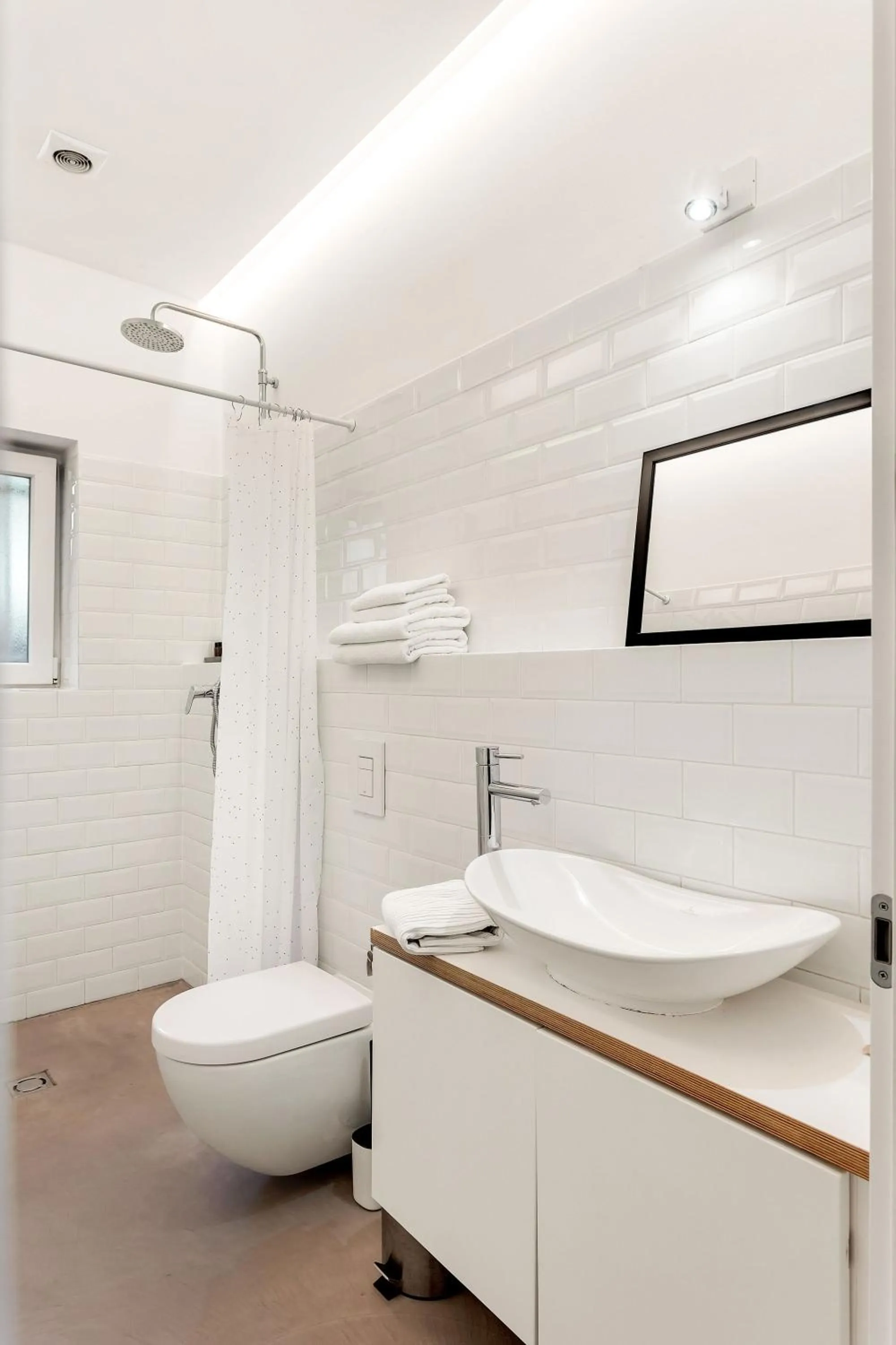 Bathroom in Pekarna apartments