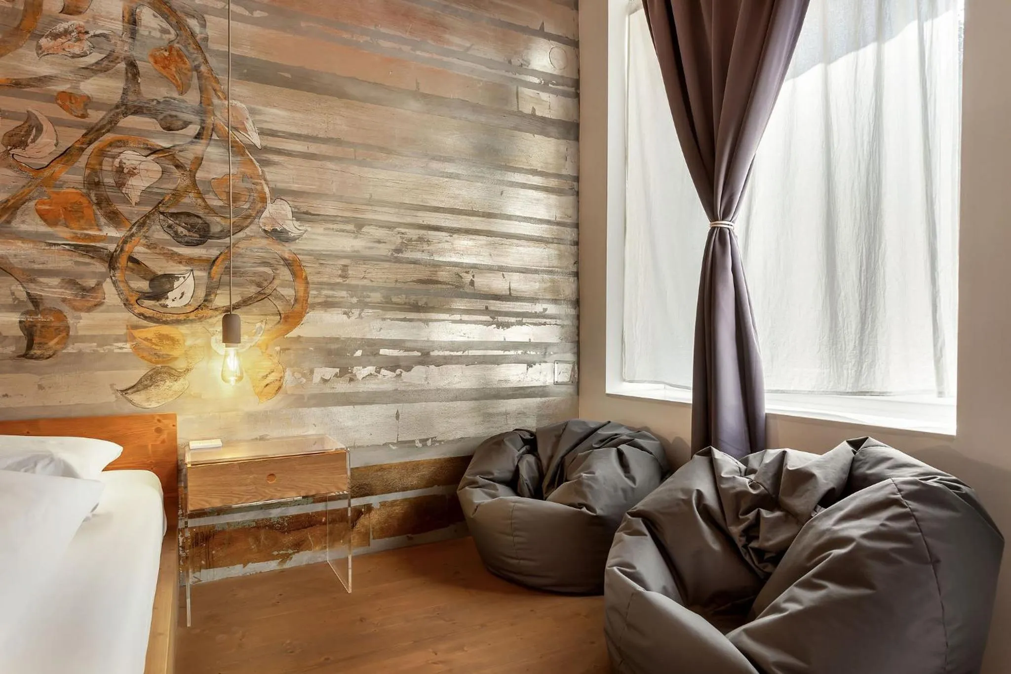 Living room in Pekarna apartments