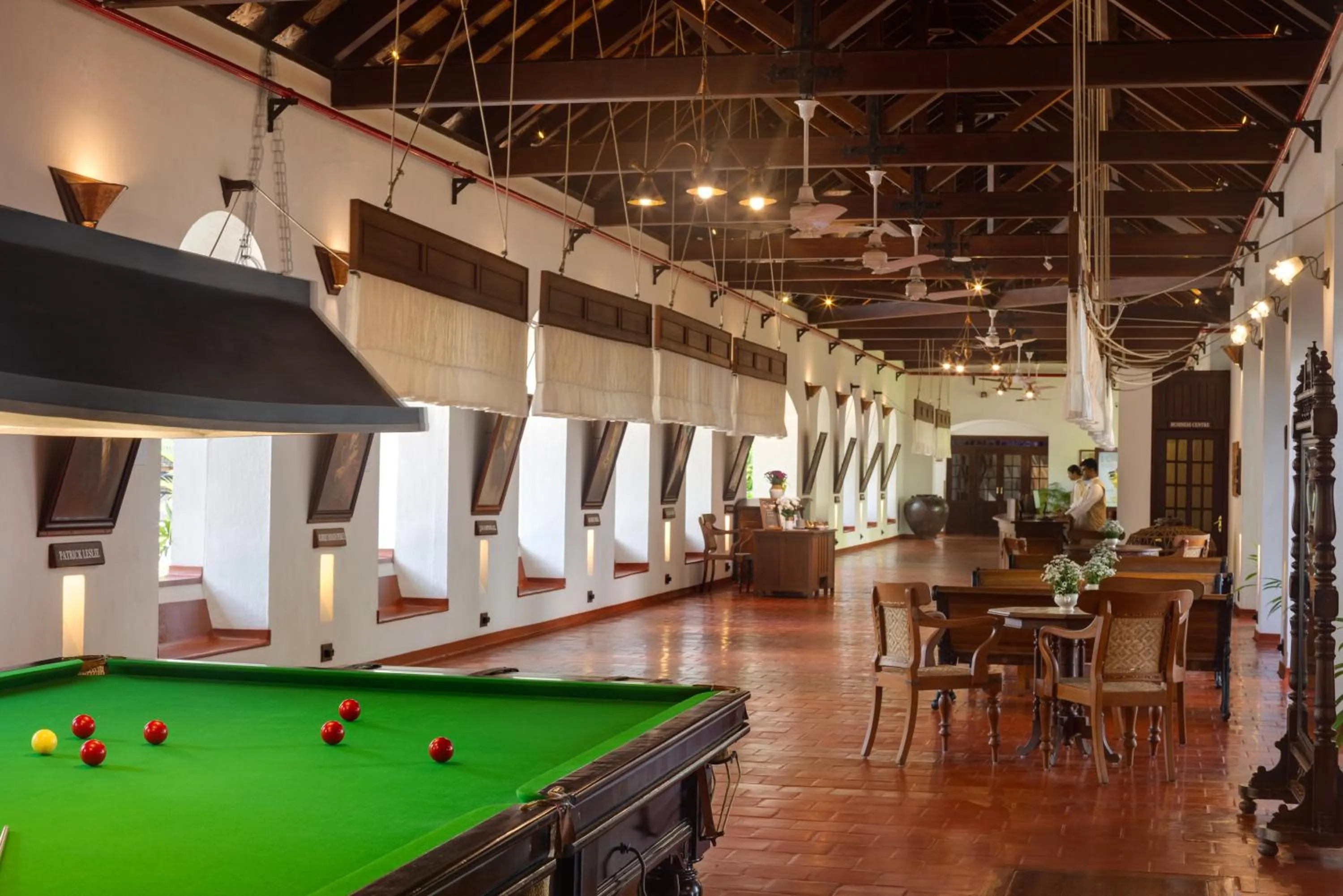Billiard in Brunton Boatyard - A CGH Earth Experience