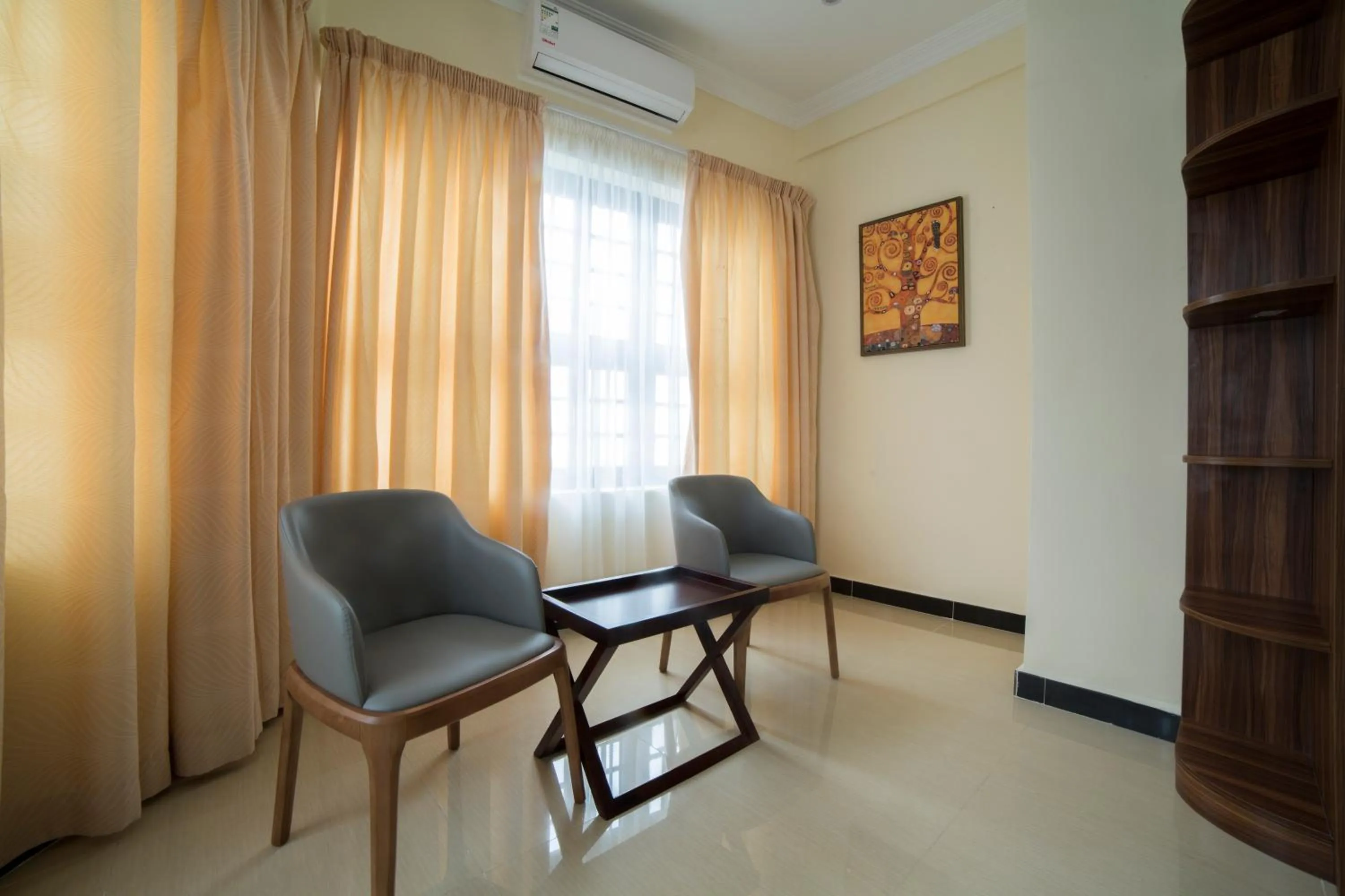 Seating area in Spice Palace Hotel
