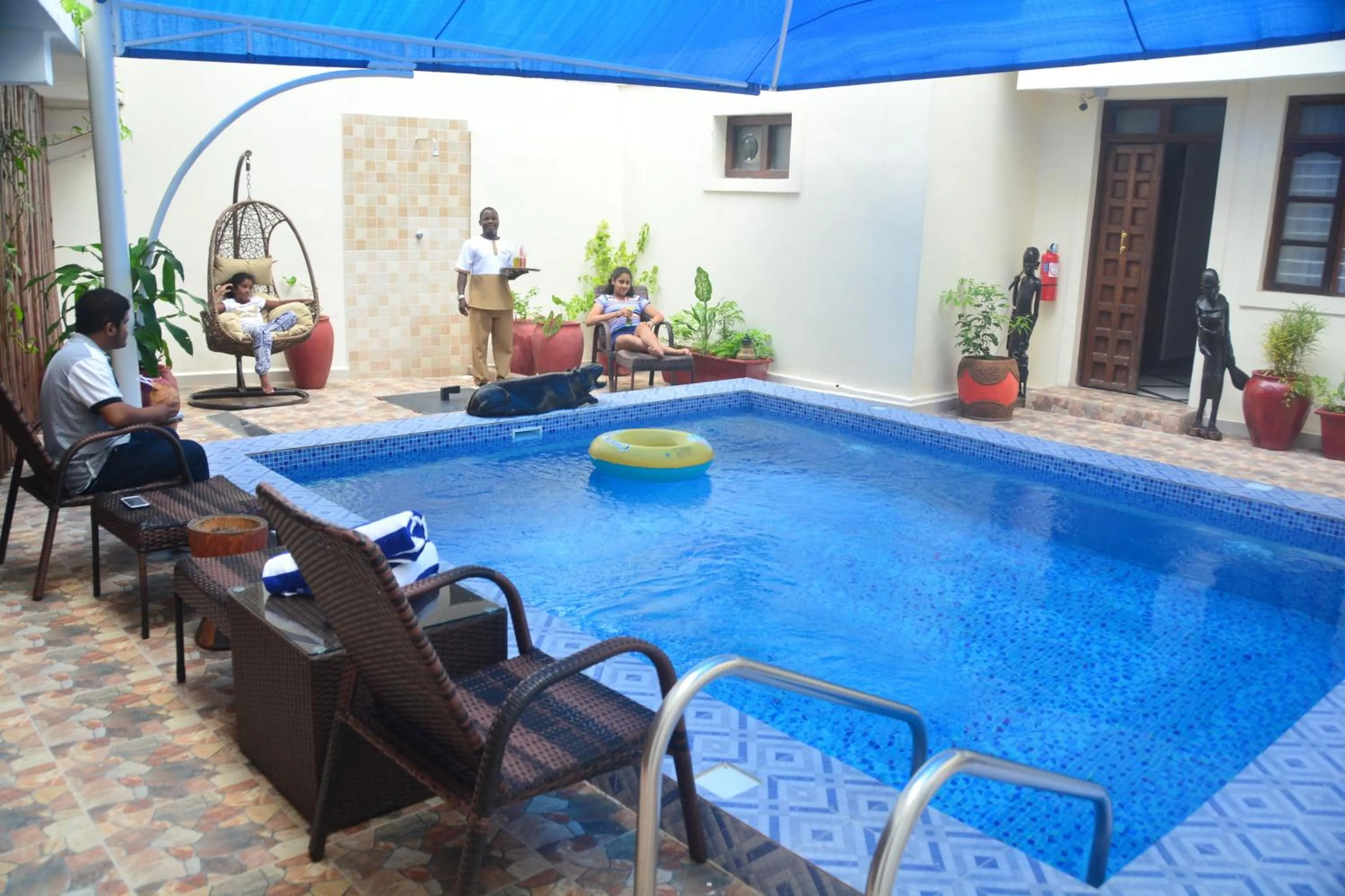 Swimming pool in Spice Palace Hotel