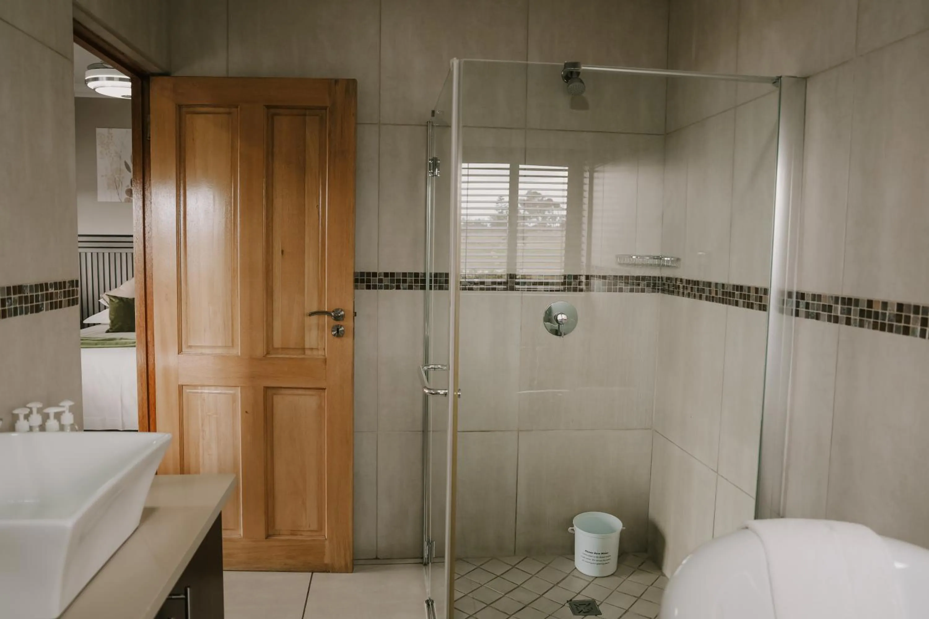 Shower in Stone Olive Guesthouse