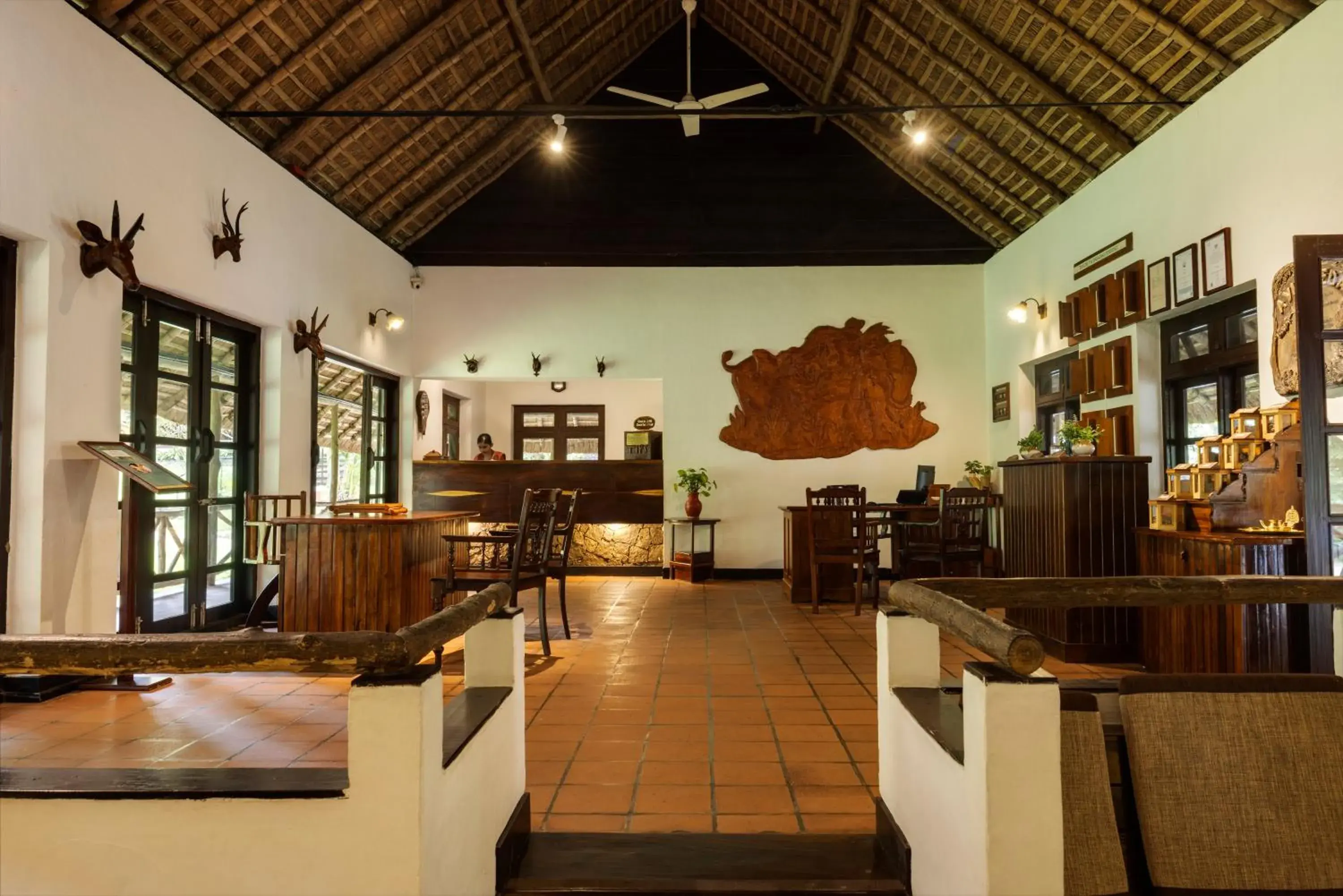 Lobby or reception in Spice Village Thekkady - A CGH Earth Experience Lobby or reception in Spice Village Thekkady - A CGH Earth Experience