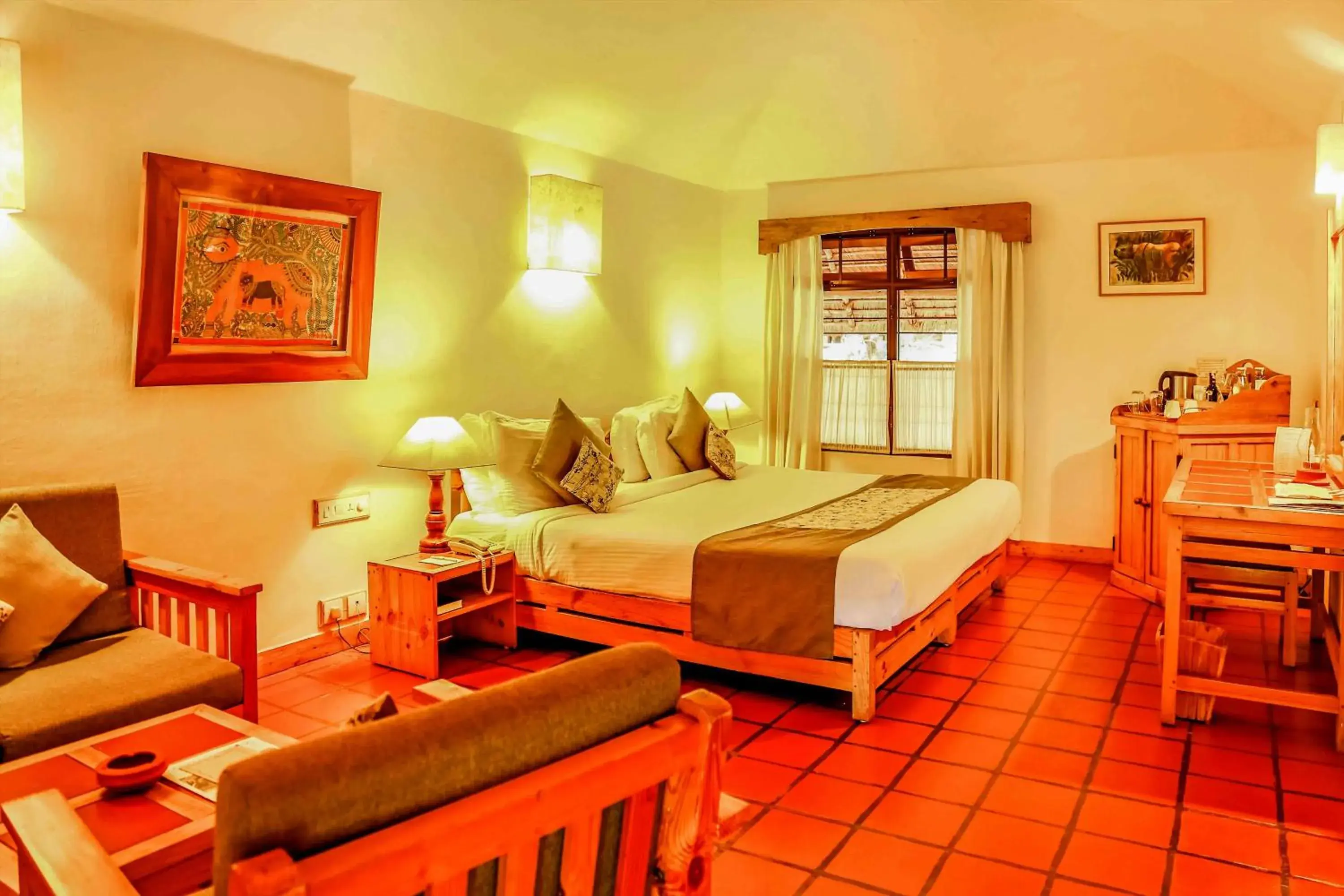 Bed in Spice Village Thekkady - A CGH Earth Experience Bed in Spice Village Thekkady - A CGH Earth Experience