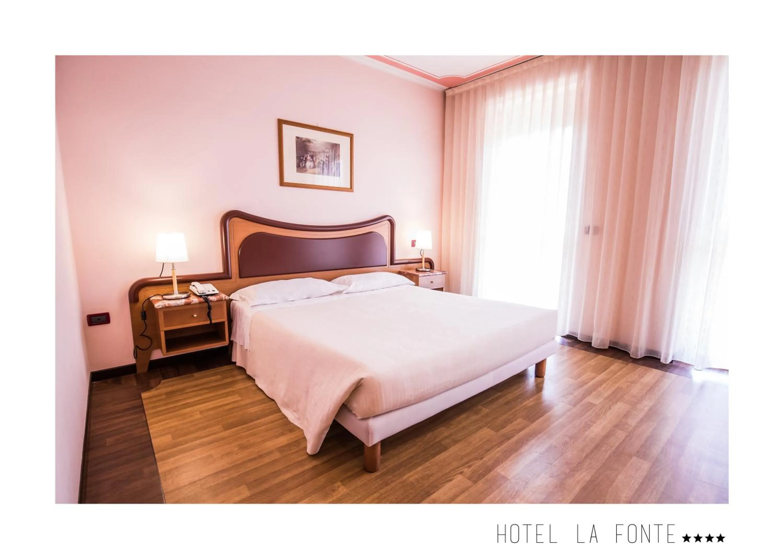 Bedroom, Bed in La Fonte Hotel