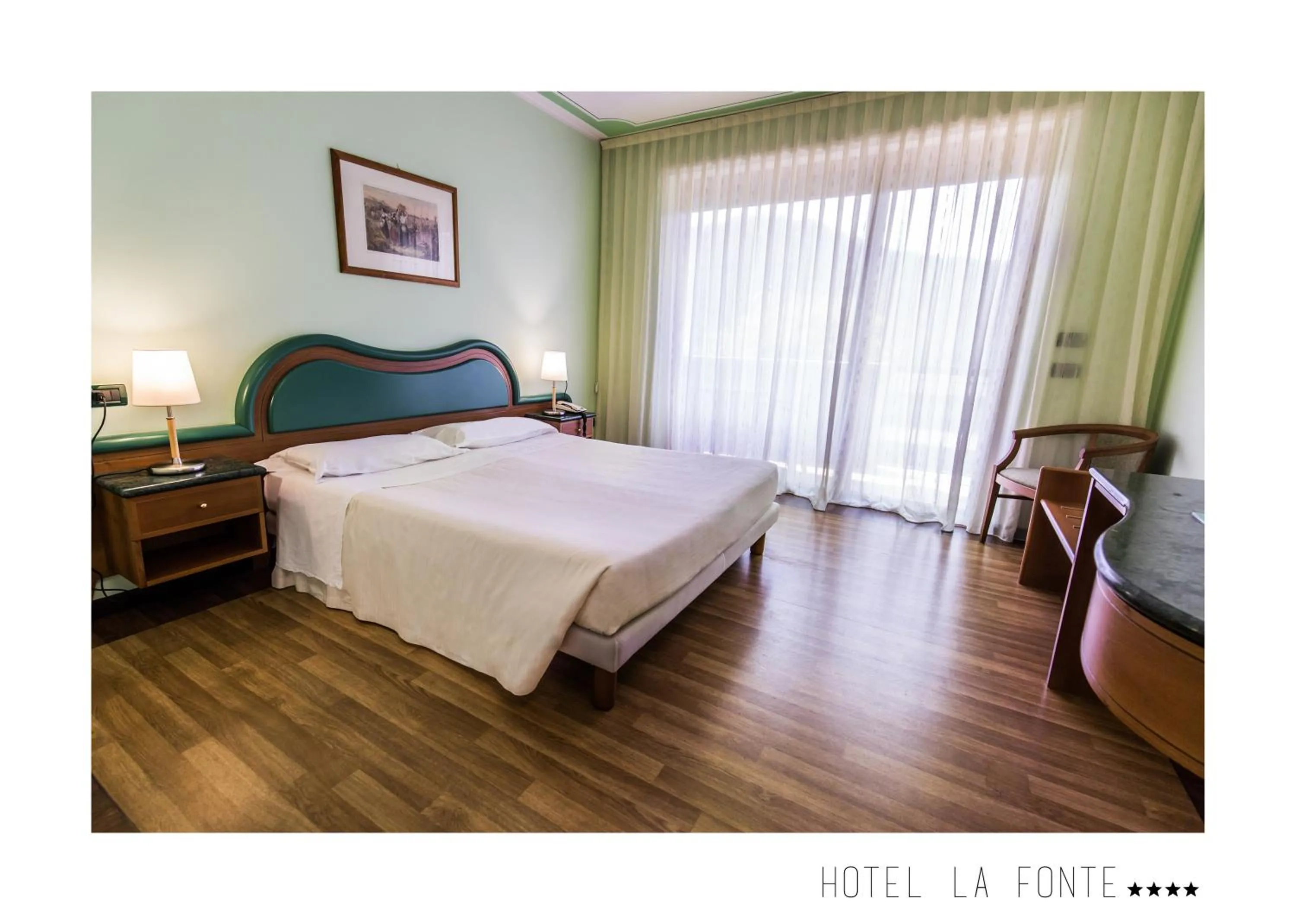 Bedroom, Bed in La Fonte Hotel