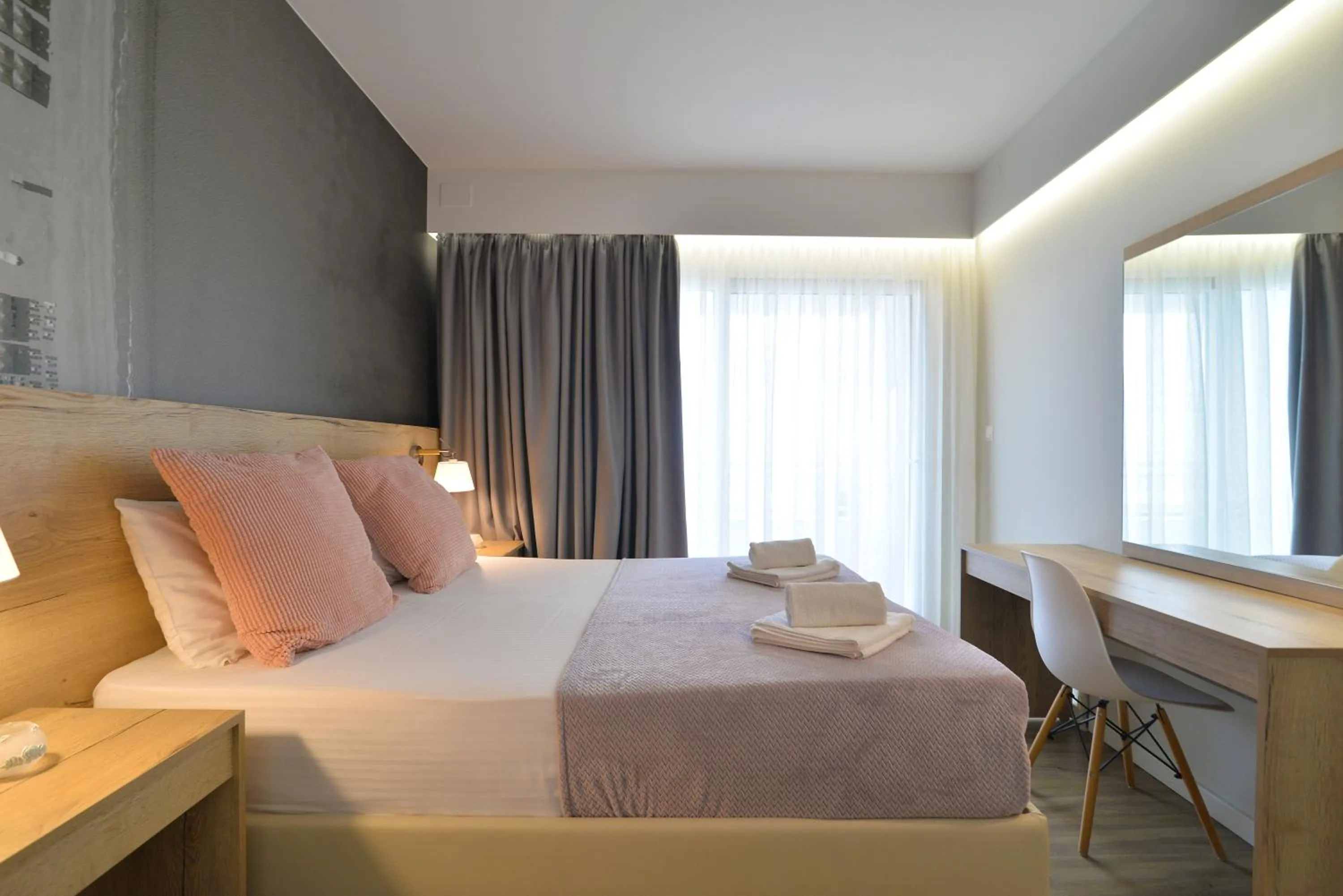 Bed in Nefeli Apartments