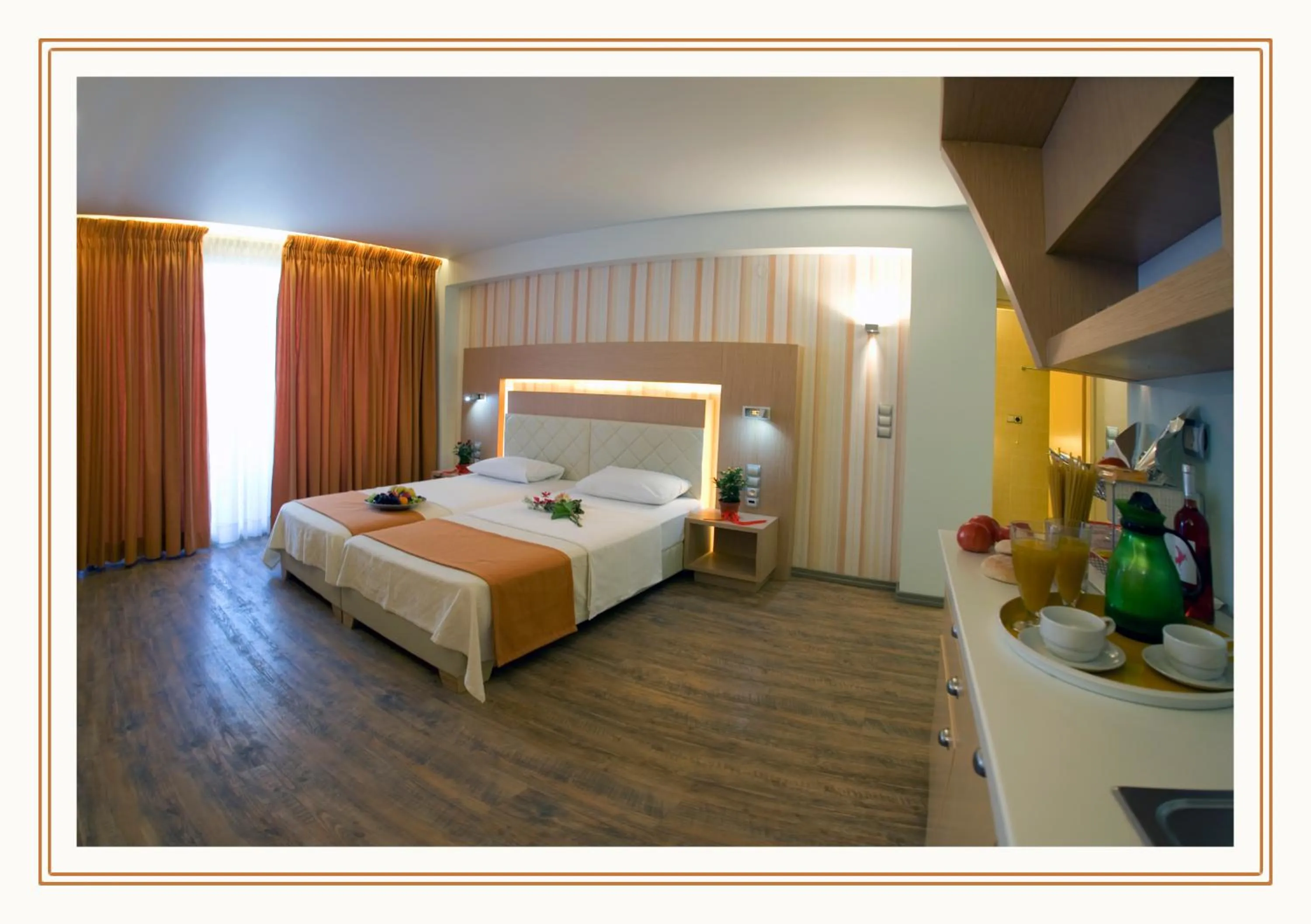 Photo of the whole room, Bed in Nefeli Apartments