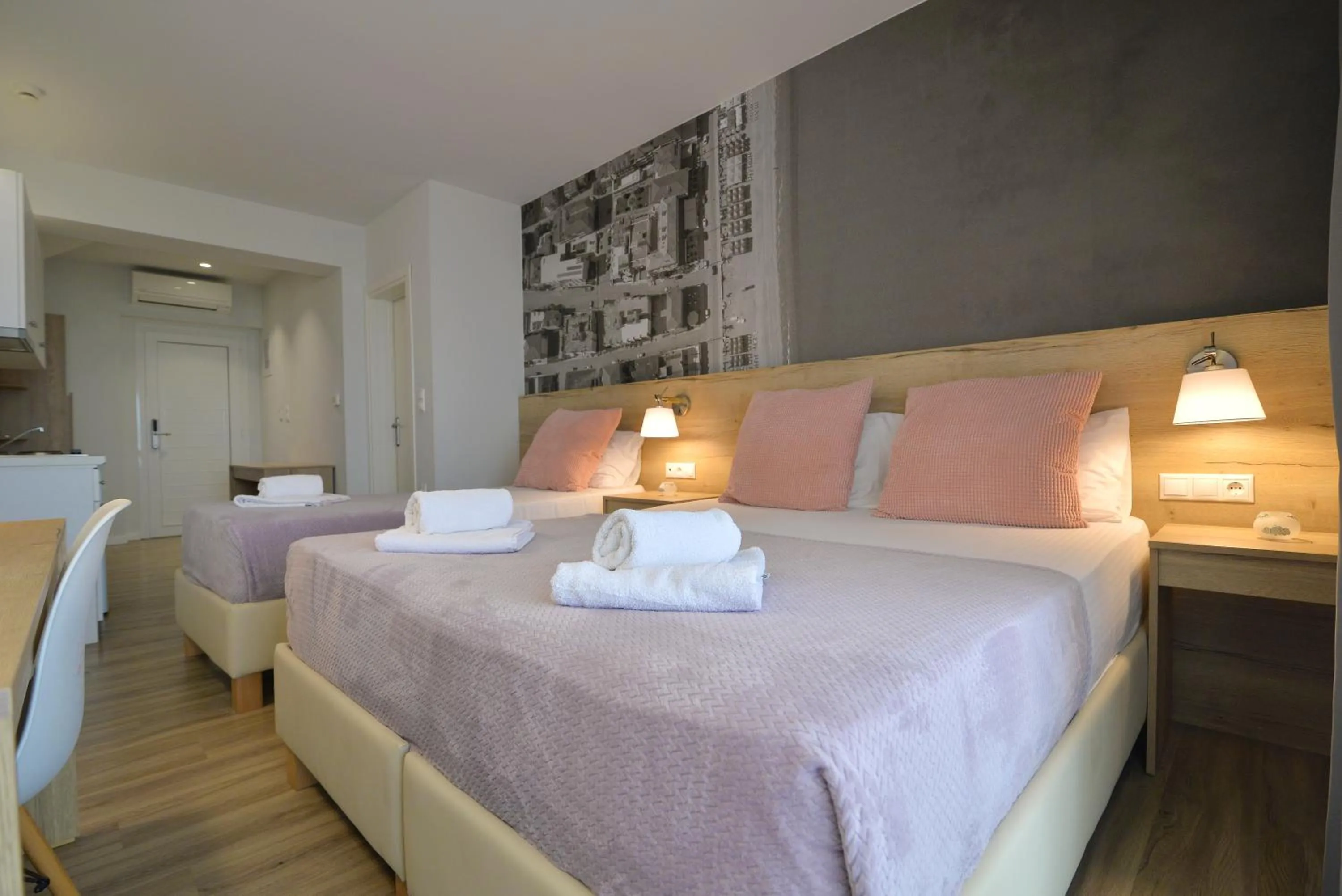 Bed in Nefeli Apartments