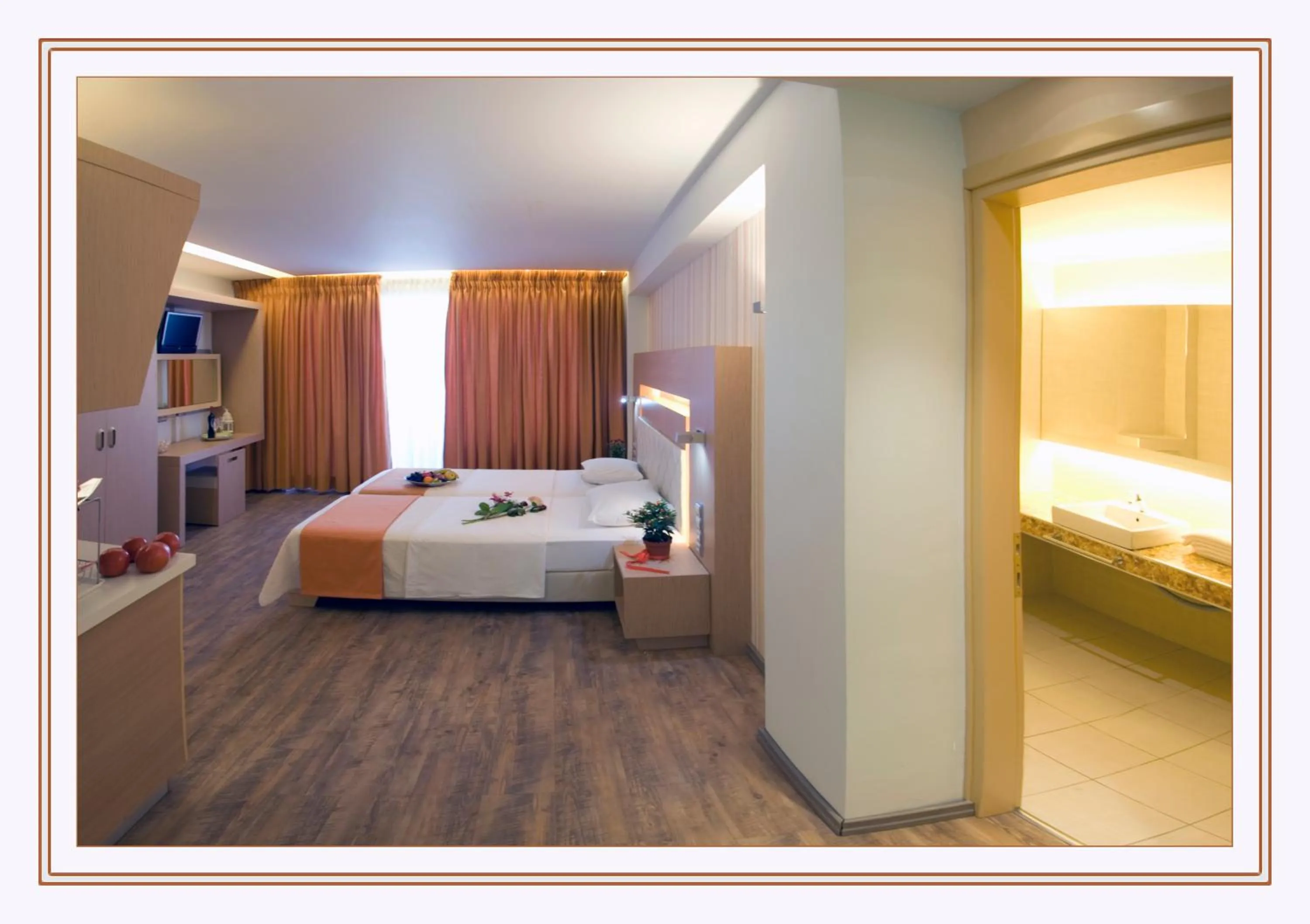 Photo of the whole room, Bed in Nefeli Apartments