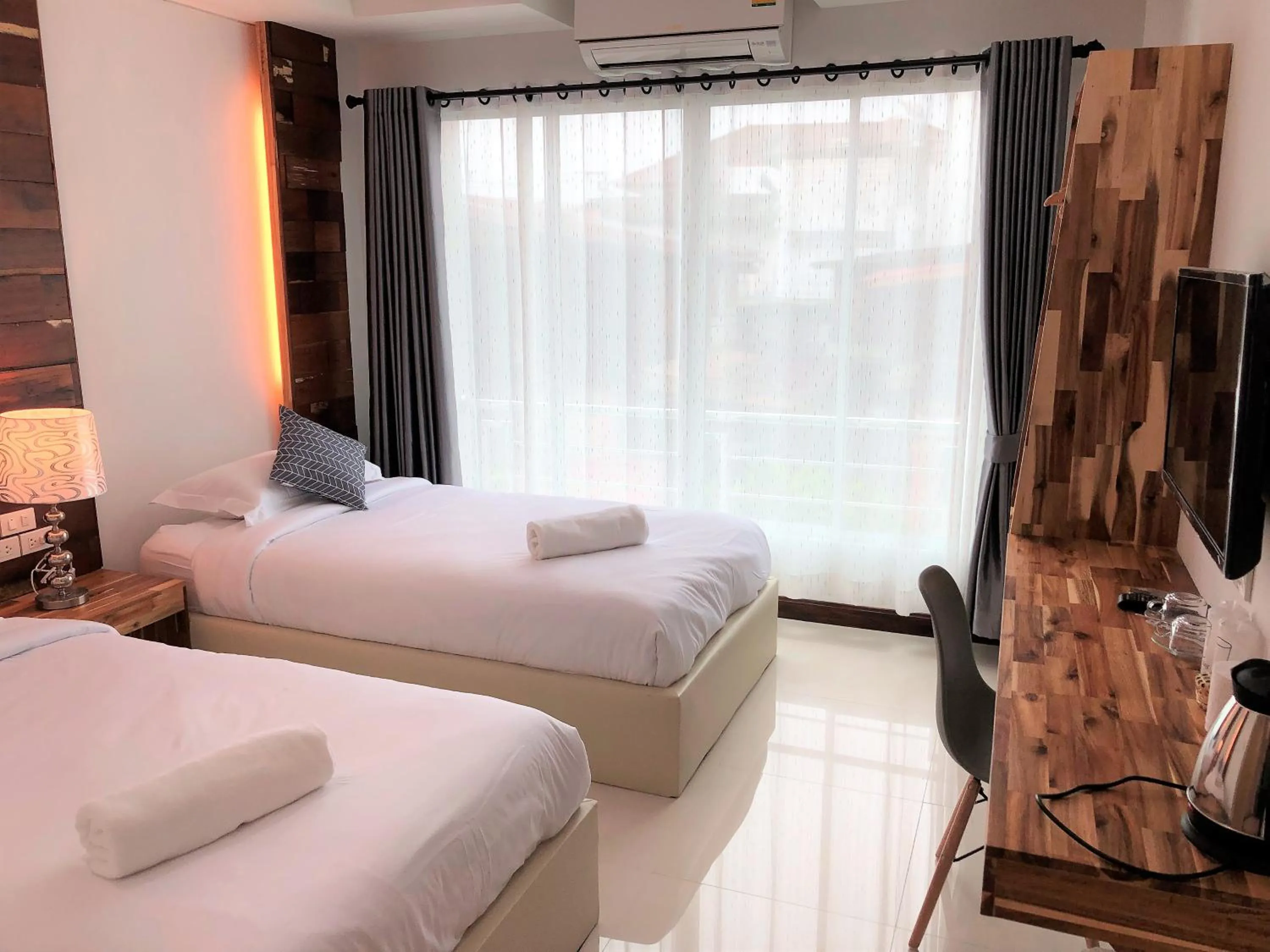 Bed in Nan Panwa Hotel