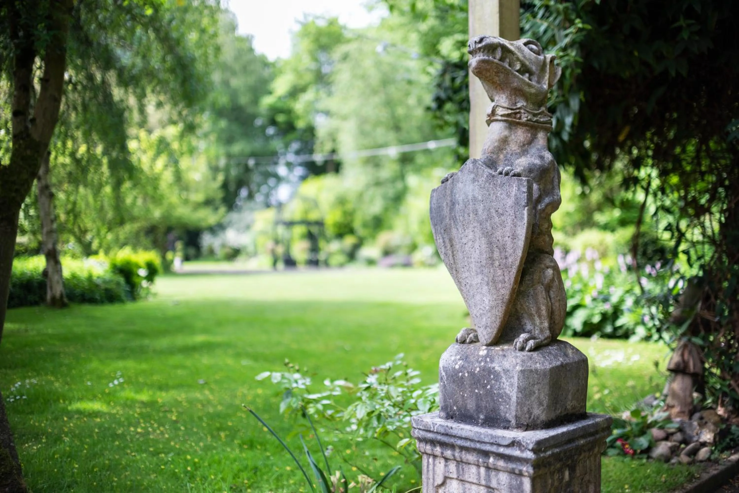 Garden in Statham Lodge Hotel