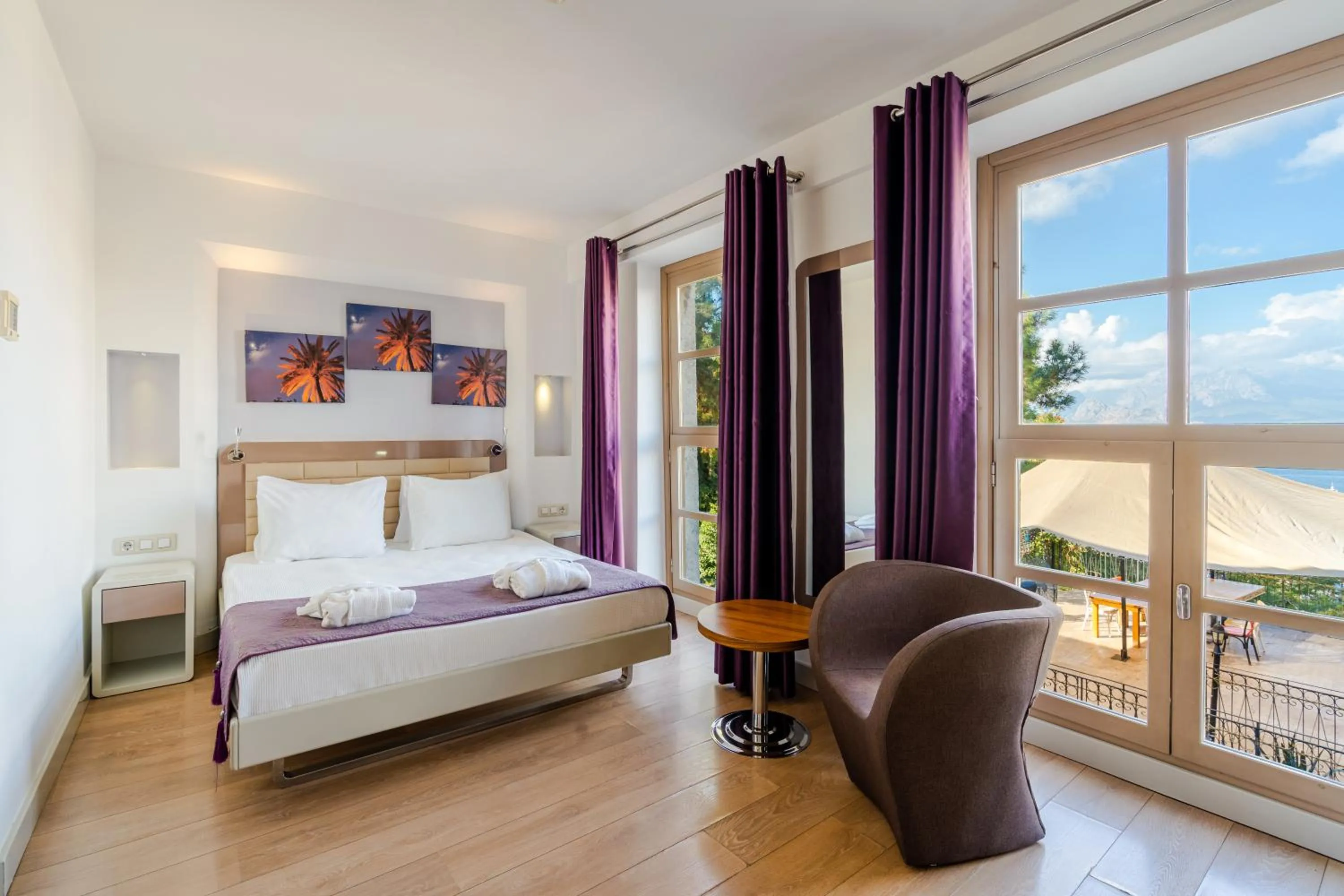 Sea view, Bed in Puding Hotel