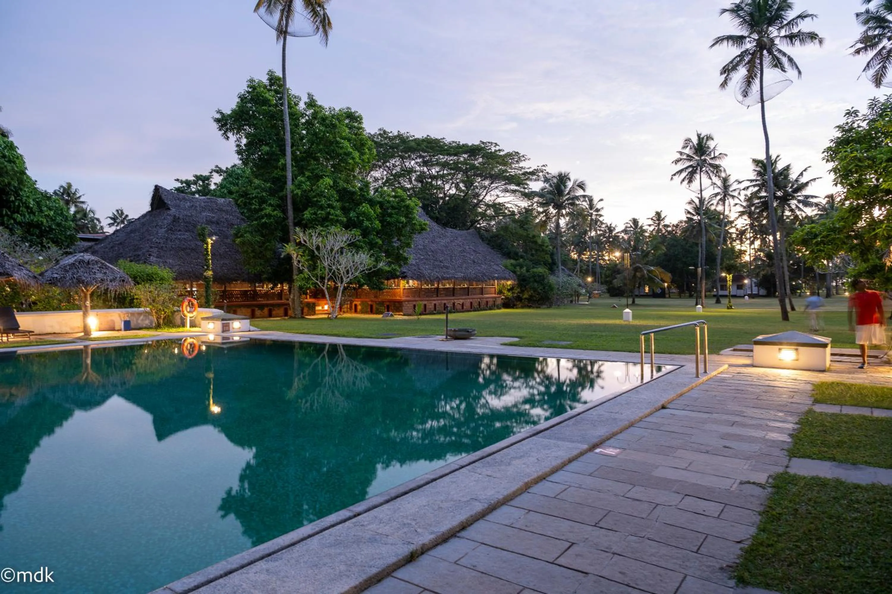 Swimming pool in Marari Beach Resort Alleppey - A CGH Earth Experience