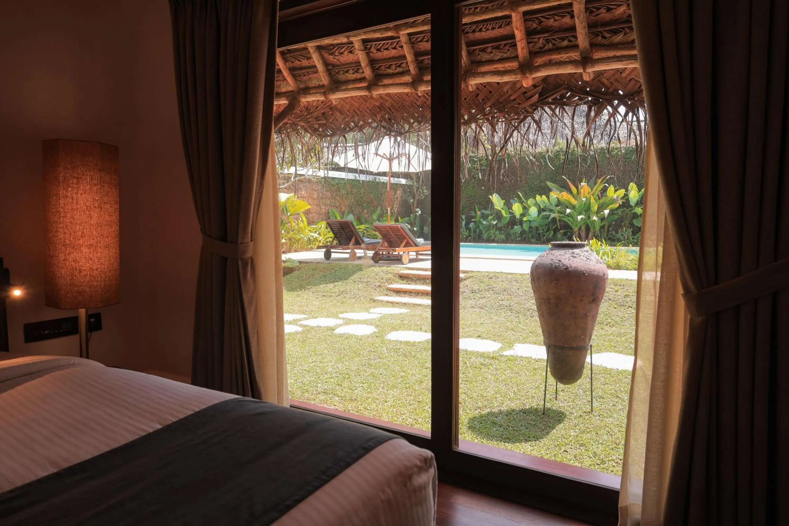 Natural landscape, Bed in Marari Beach Resort Alleppey - A CGH Earth Experience