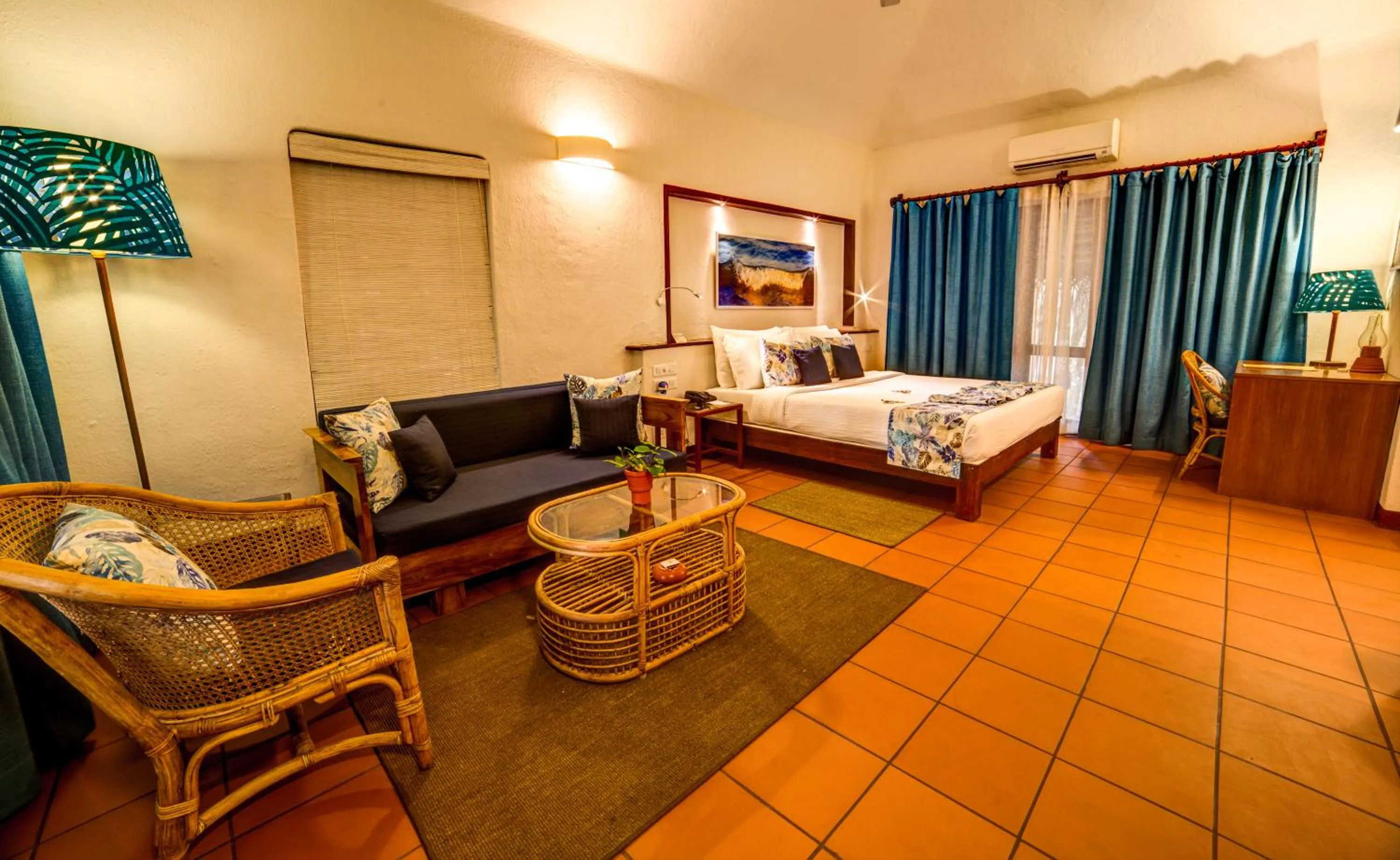 Photo of the whole room, Bed in Marari Beach Resort Alleppey - A CGH Earth Experience