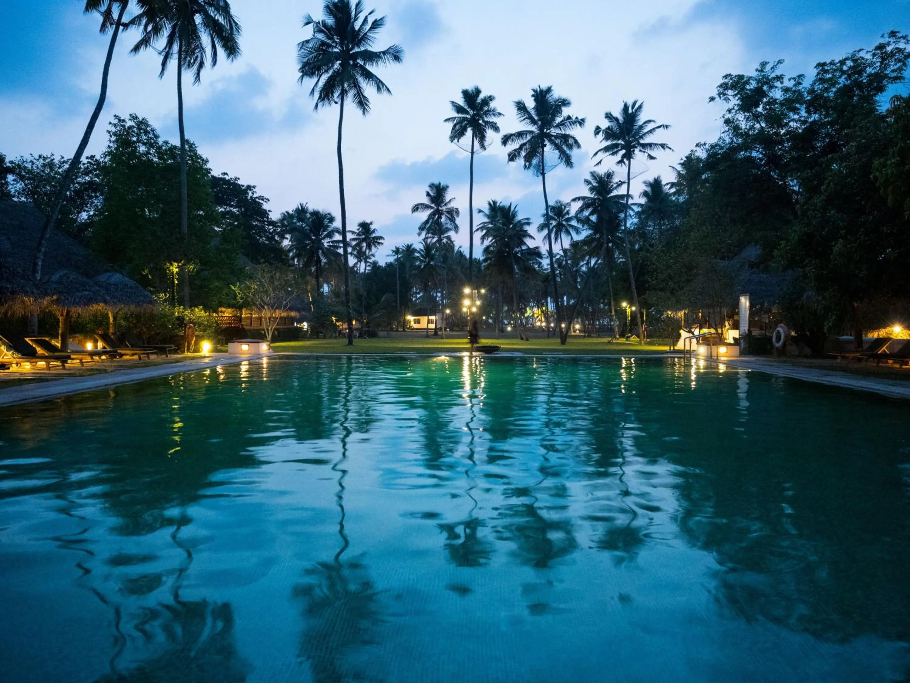 Swimming pool in Marari Beach Resort Alleppey - A CGH Earth Experience