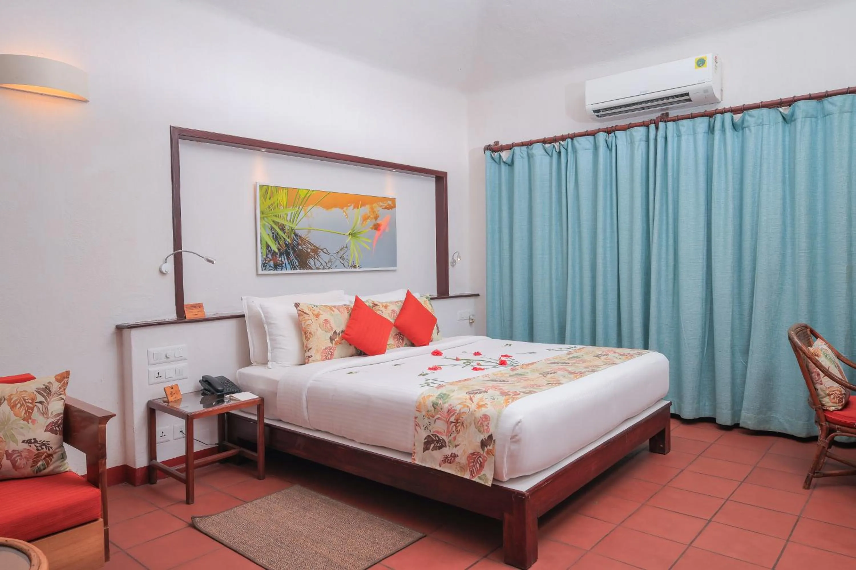 Bed in Marari Beach Resort Alleppey - A CGH Earth Experience