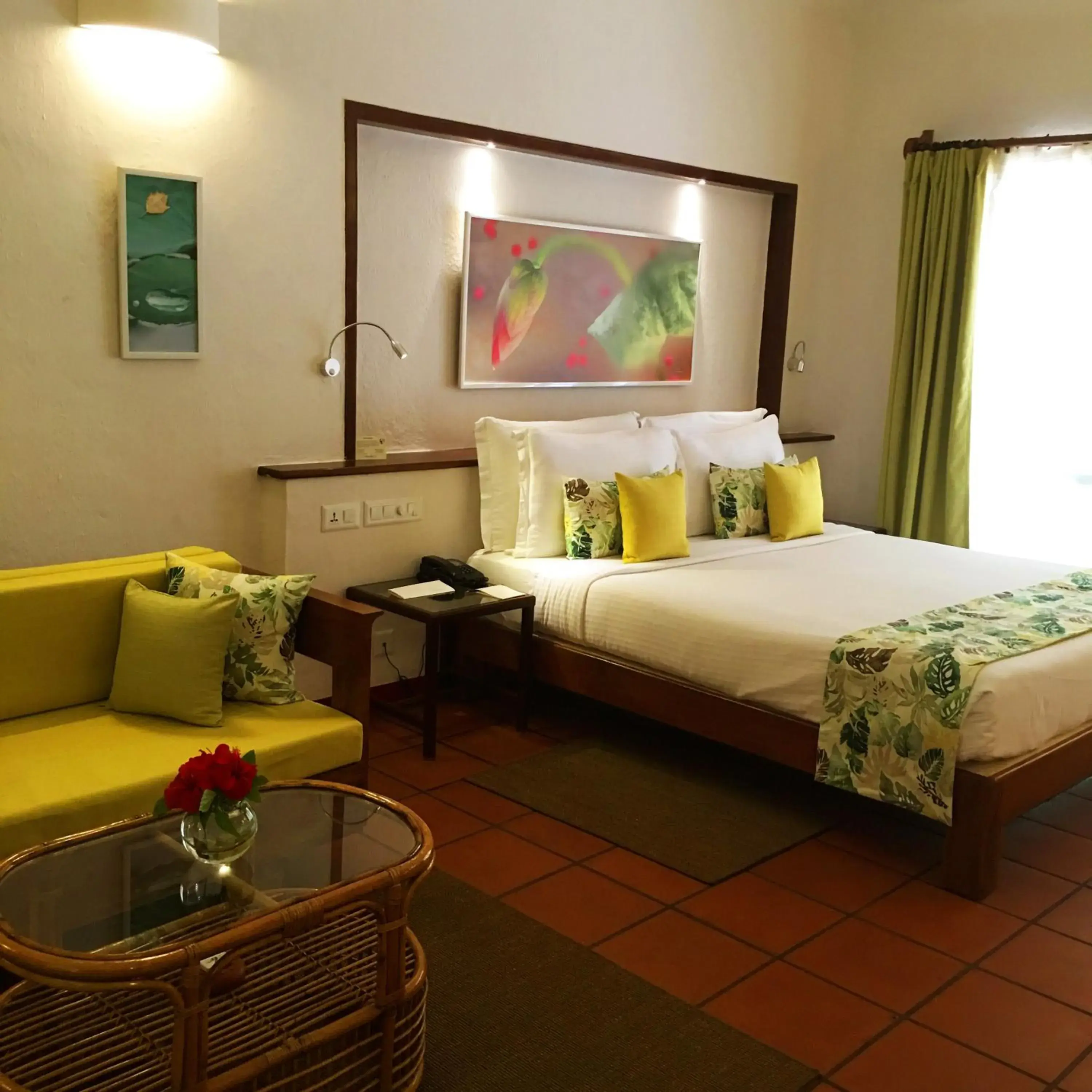 Bed in Marari Beach Resort Alleppey - A CGH Earth Experience Bed in Marari Beach Resort Alleppey - A CGH Earth Experience