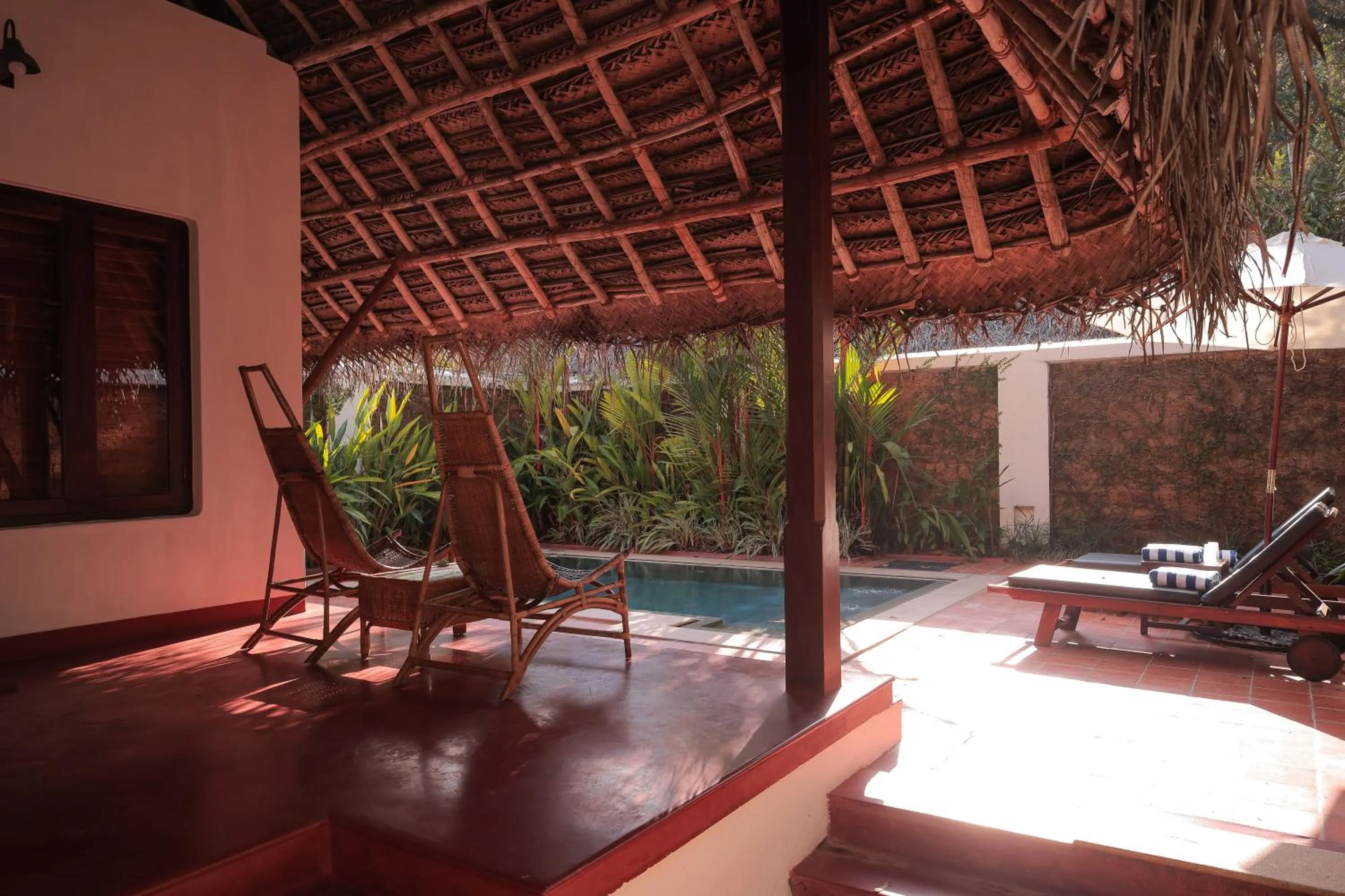 Seating area in Marari Beach Resort Alleppey - A CGH Earth Experience