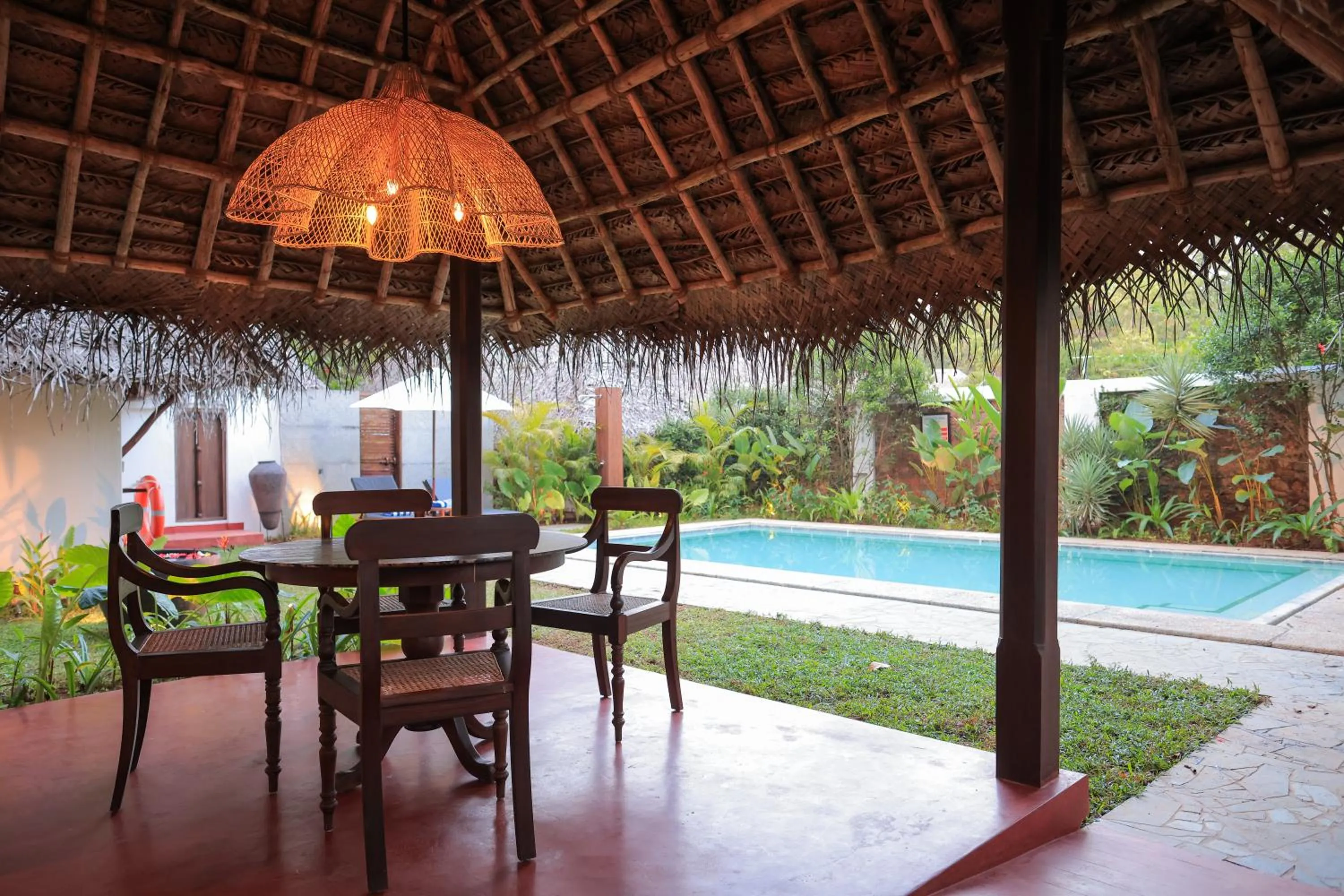 Garden view in Marari Beach Resort Alleppey - A CGH Earth Experience