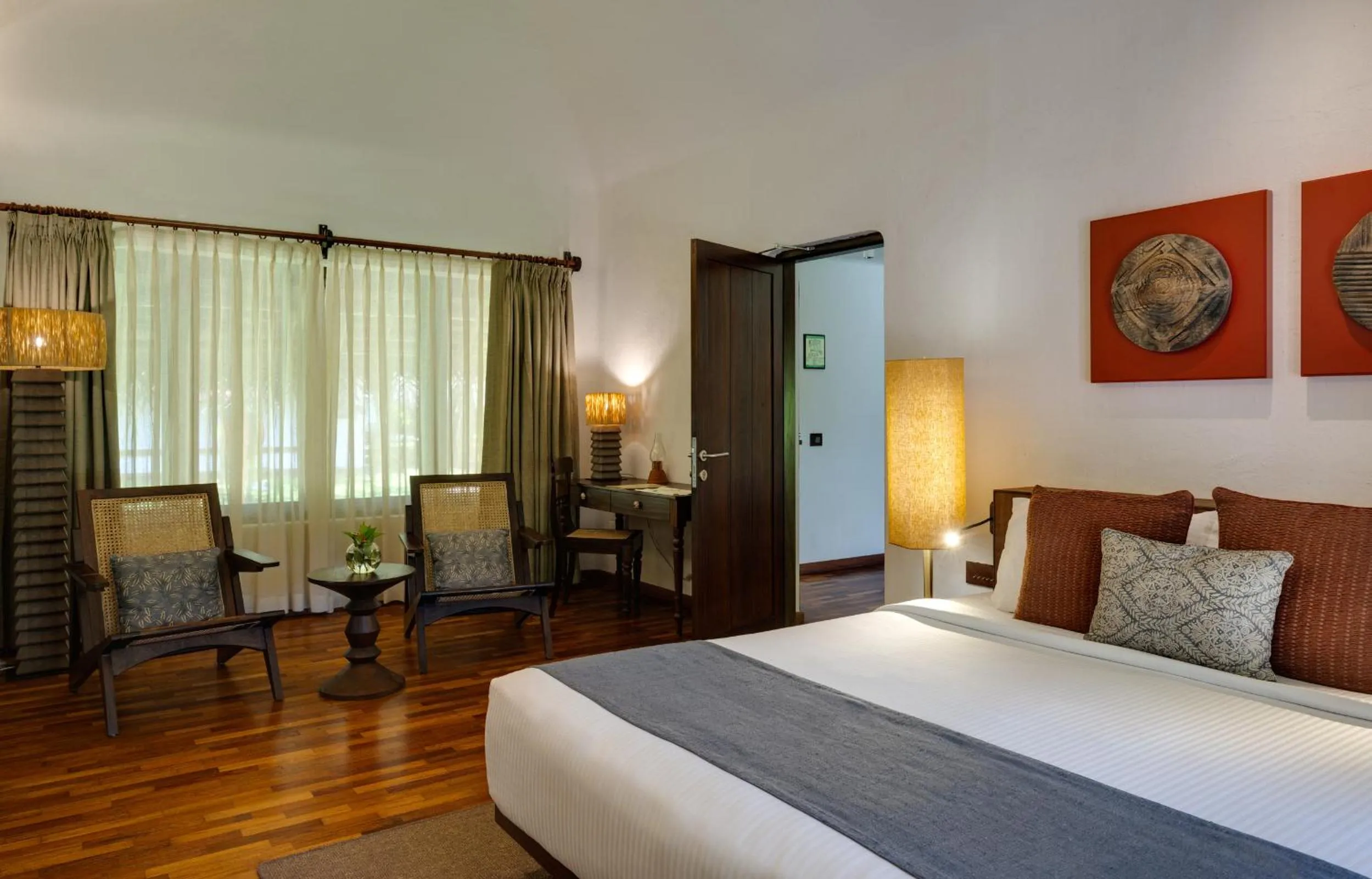 Photo of the whole room, Bed in Marari Beach Resort Alleppey - A CGH Earth Experience