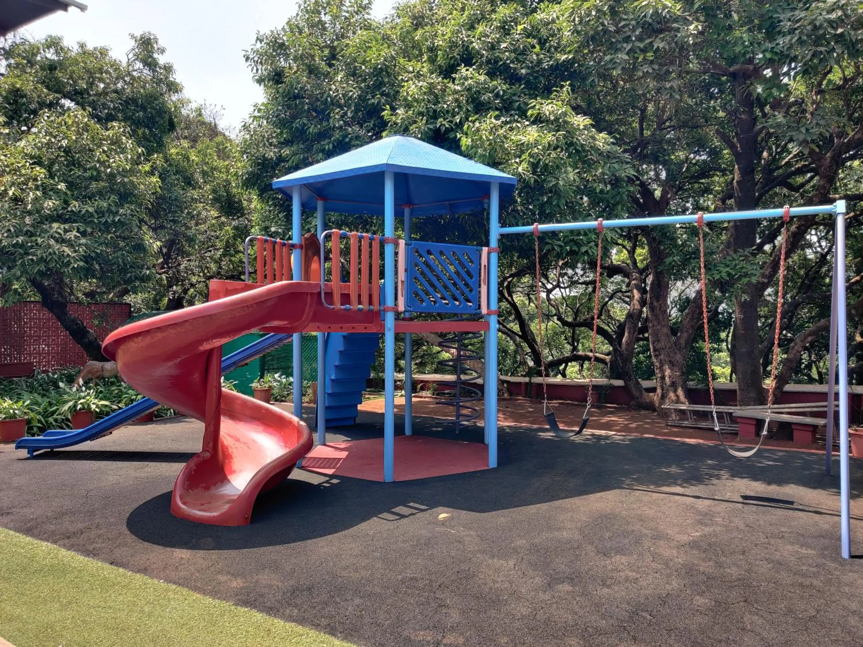 Children play ground in Chambers Mahabaleshwar, A Club Mahindra Associate Resort