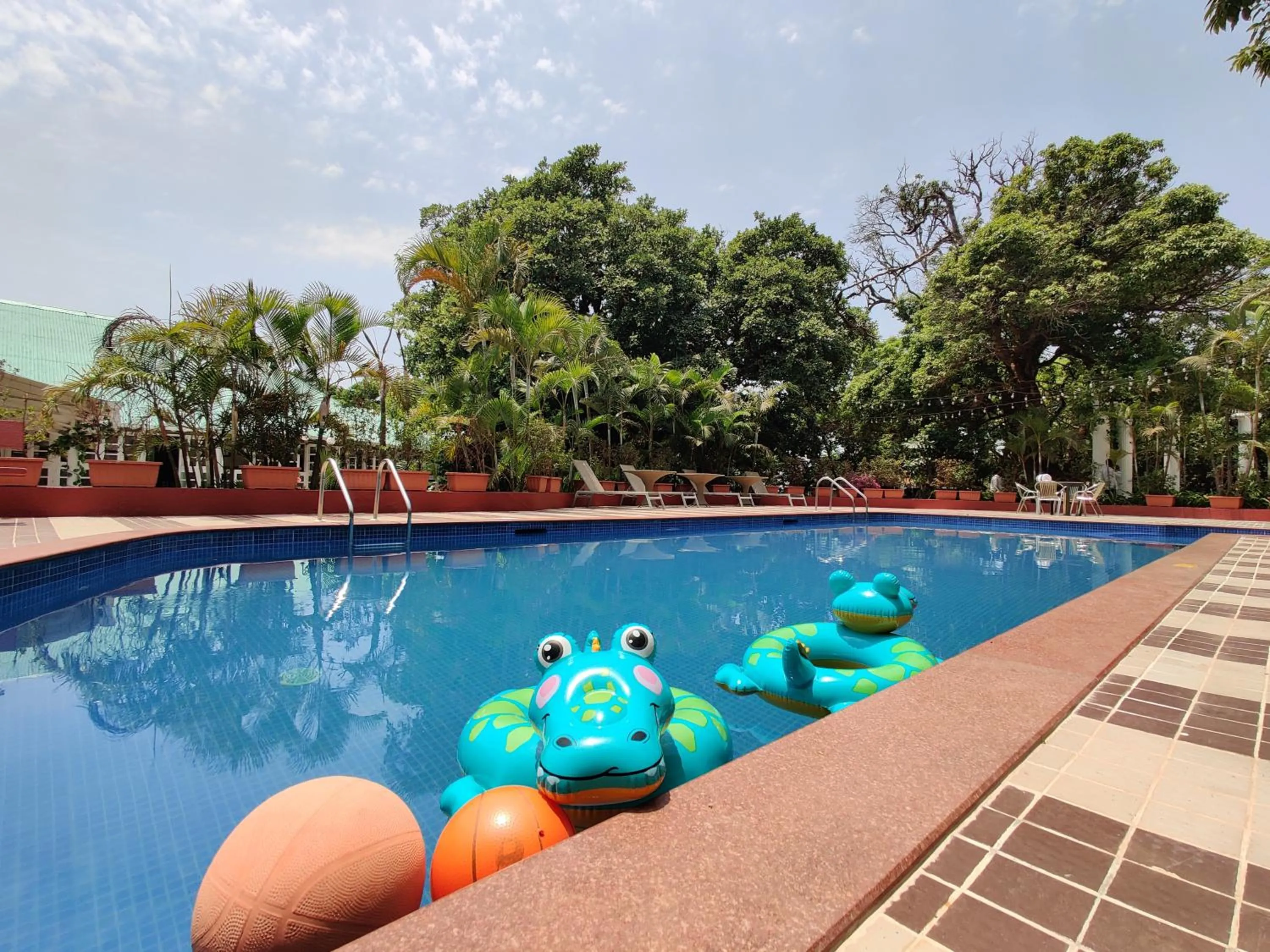 Swimming pool in Chambers Mahabaleshwar, A Club Mahindra Associate Resort
