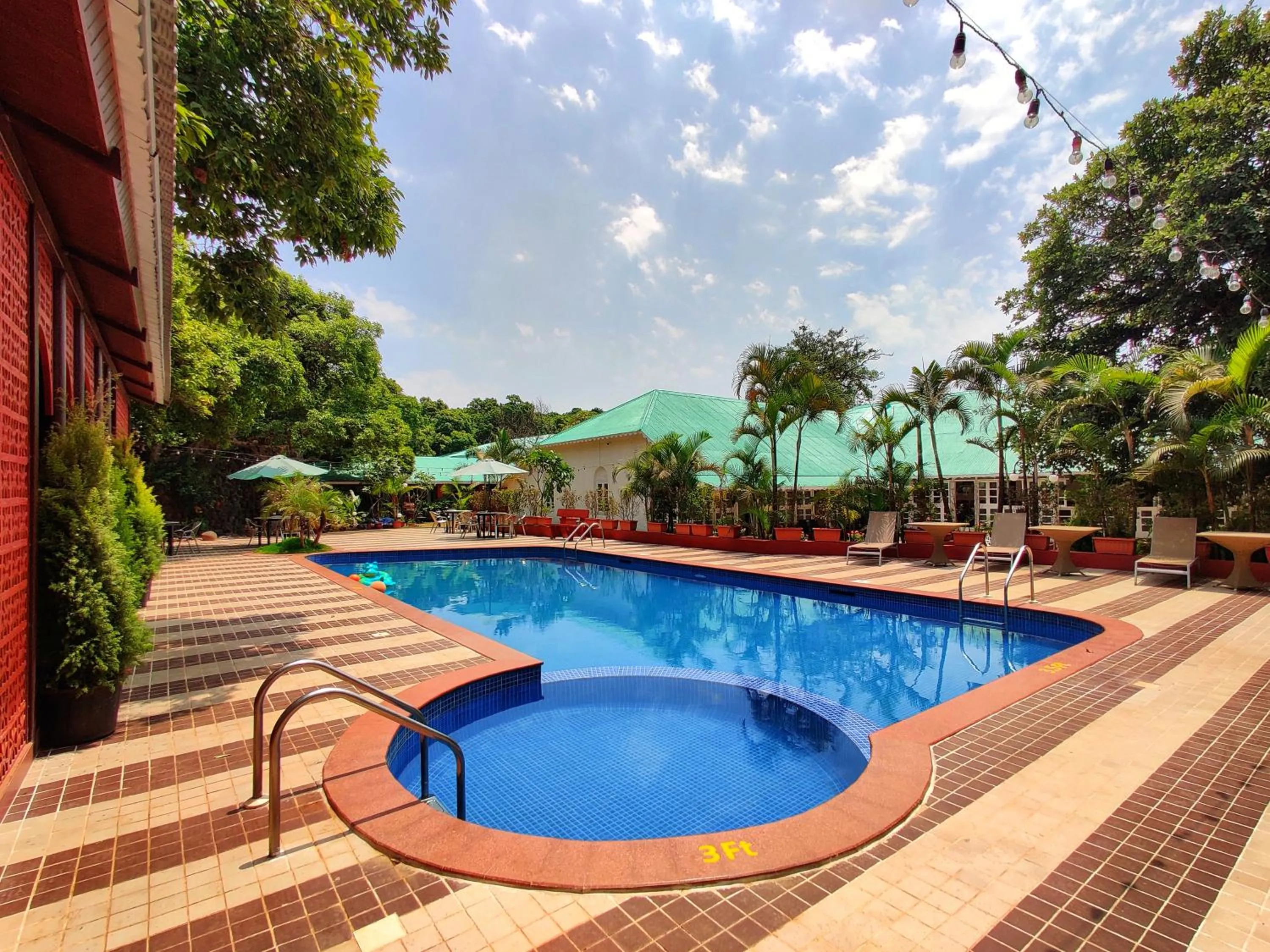 Swimming pool in Chambers Mahabaleshwar, A Club Mahindra Associate Resort