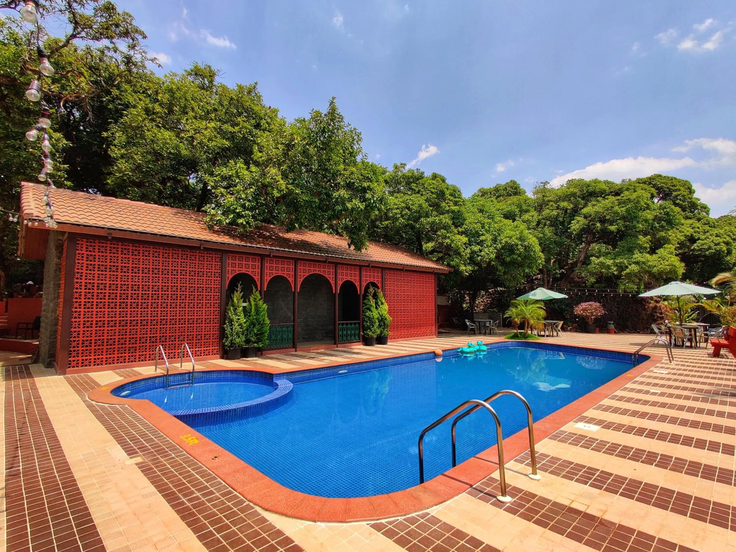 Swimming pool in Chambers Mahabaleshwar, A Club Mahindra Associate Resort