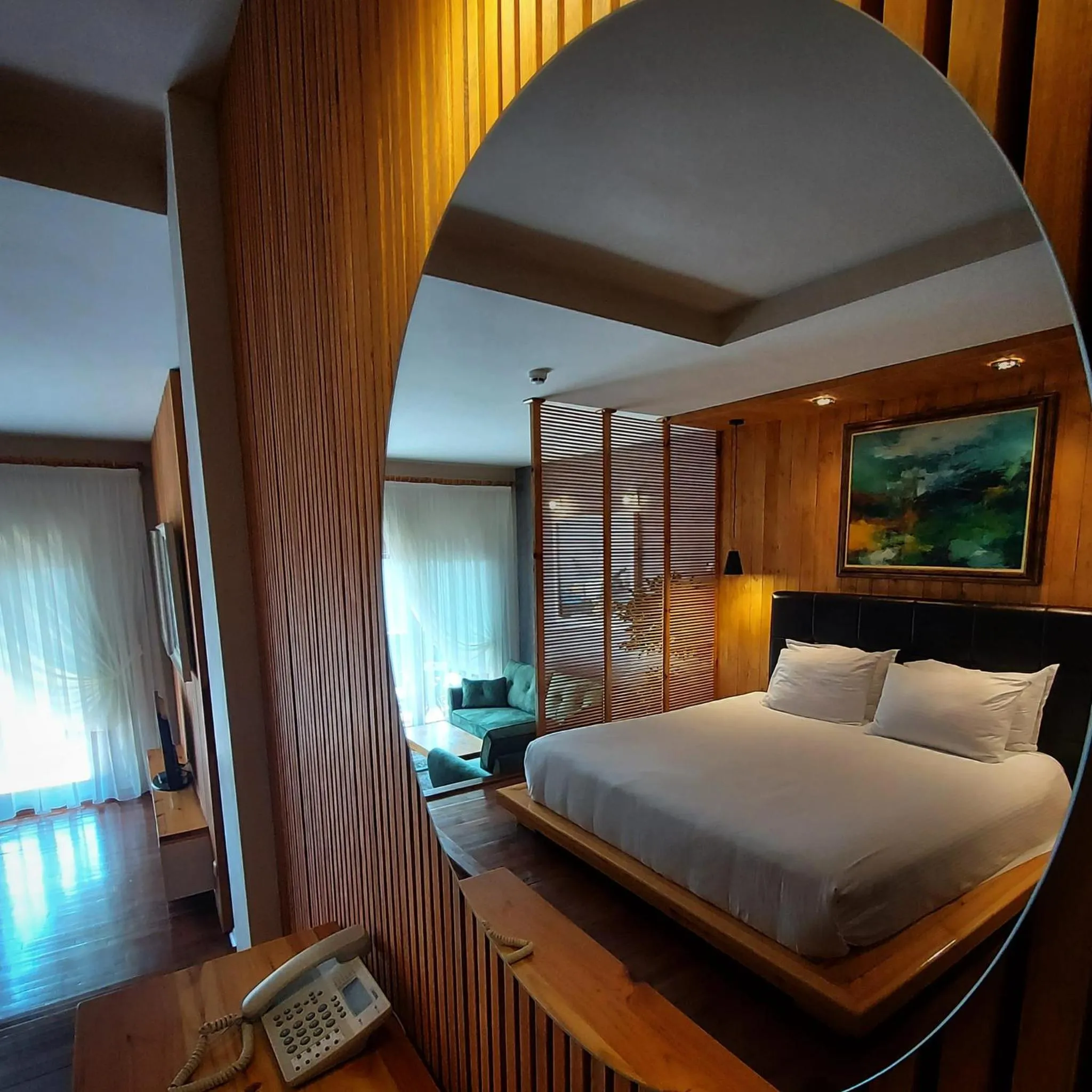 Bed in Aurora Resort & Spa