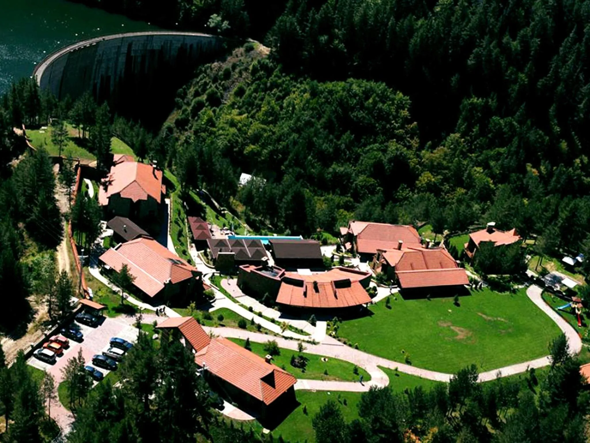 Bird's eye view in Aurora Resort & Spa