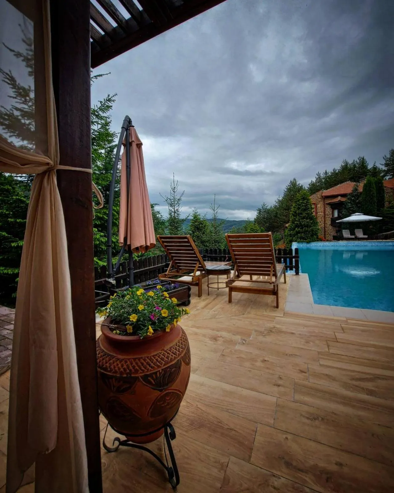 Swimming pool in Aurora Resort & Spa