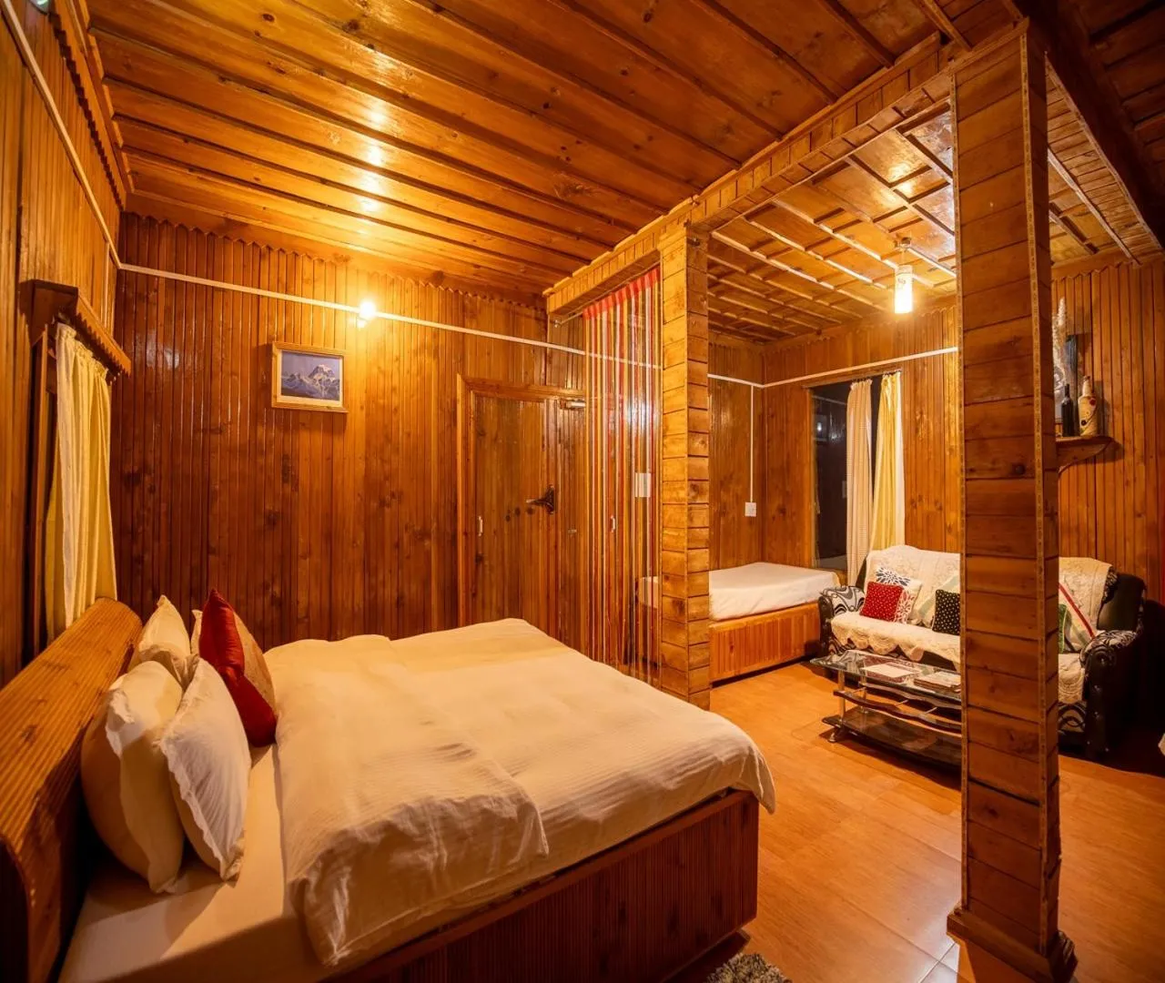 Bedroom, Bed in Ishan Log Huts-A boutique home stay