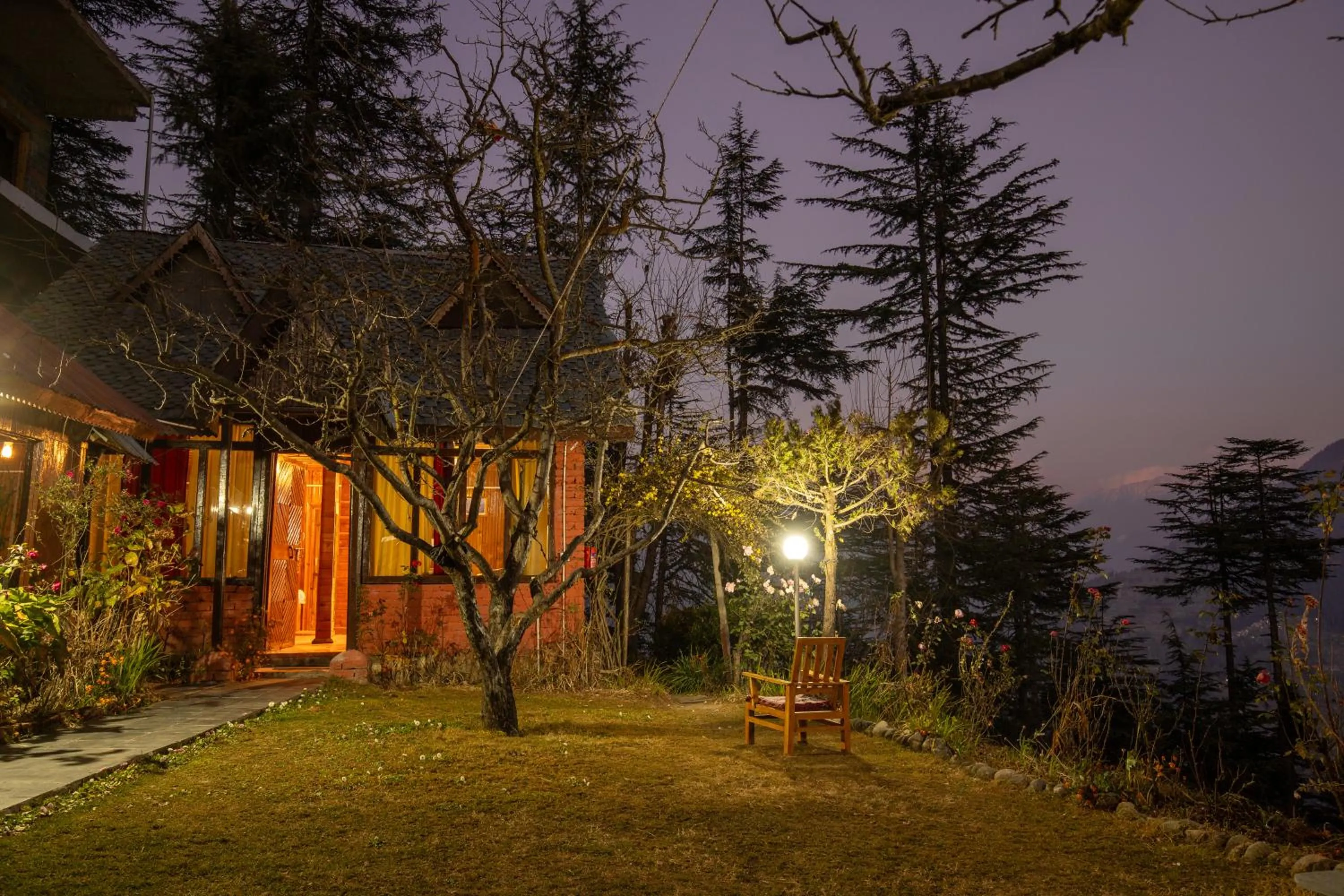 Property building in Ishan Log Huts-A boutique home stay