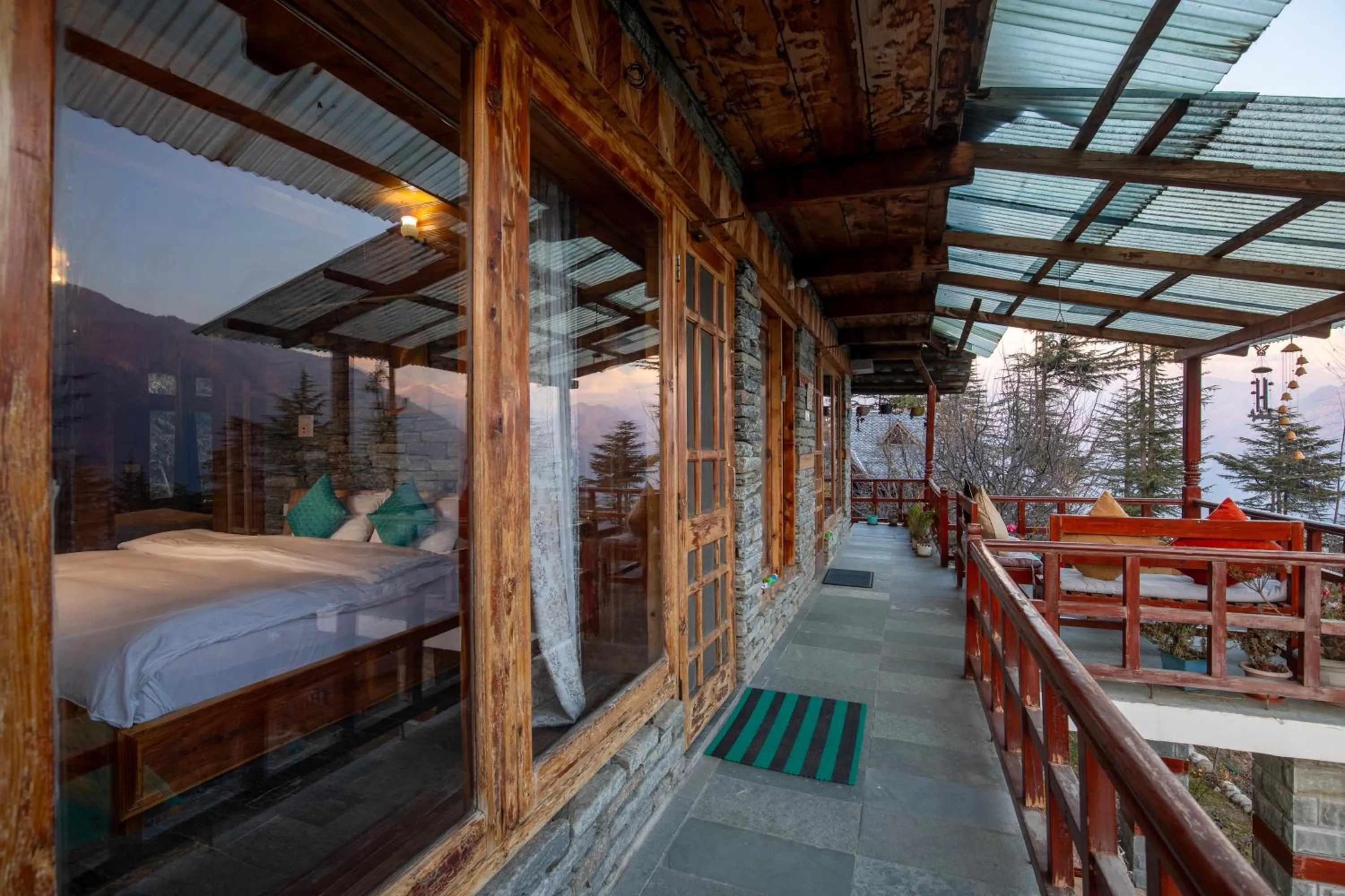 View (from property/room) in Ishan Log Huts-A boutique home stay