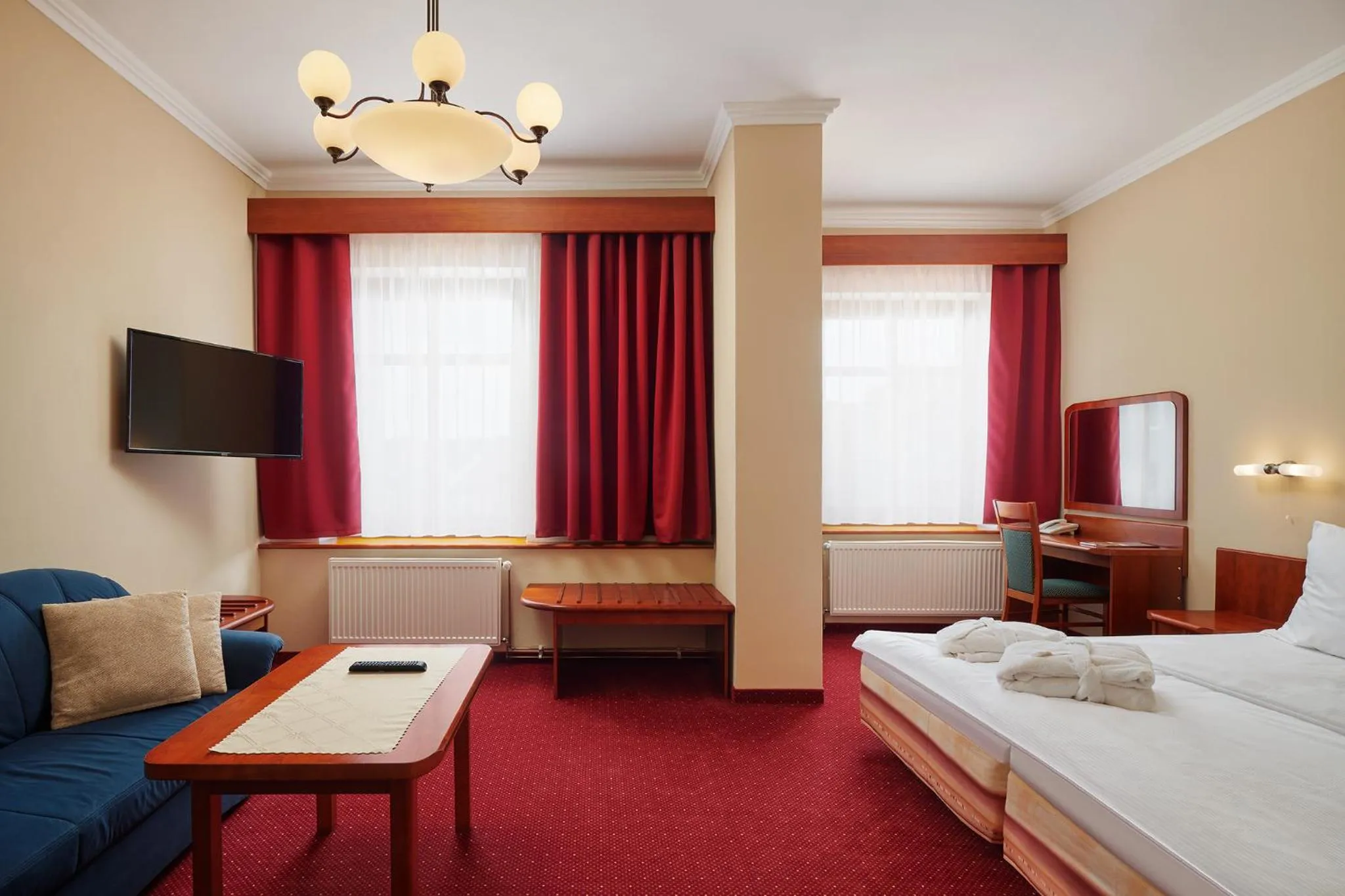 Photo of the whole room, Bed in Wellness Hotel Lužan