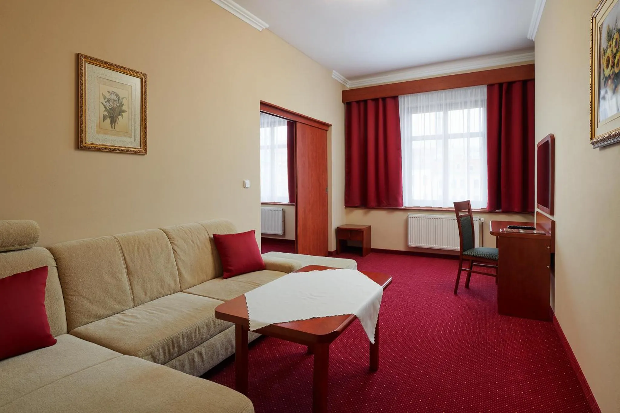 Living room in Wellness Hotel Lužan