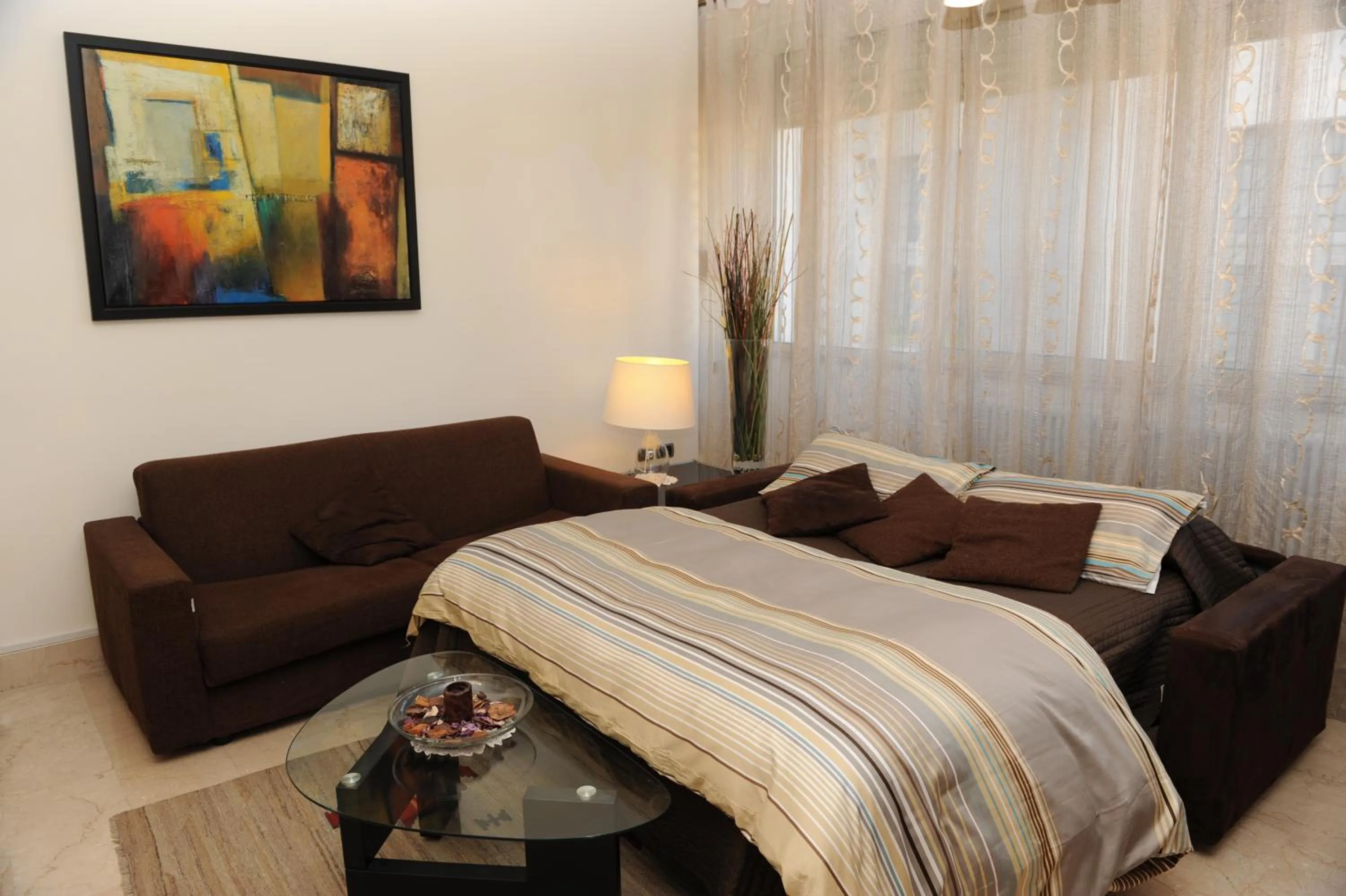 Living room, Bed in Lux Appartamenti