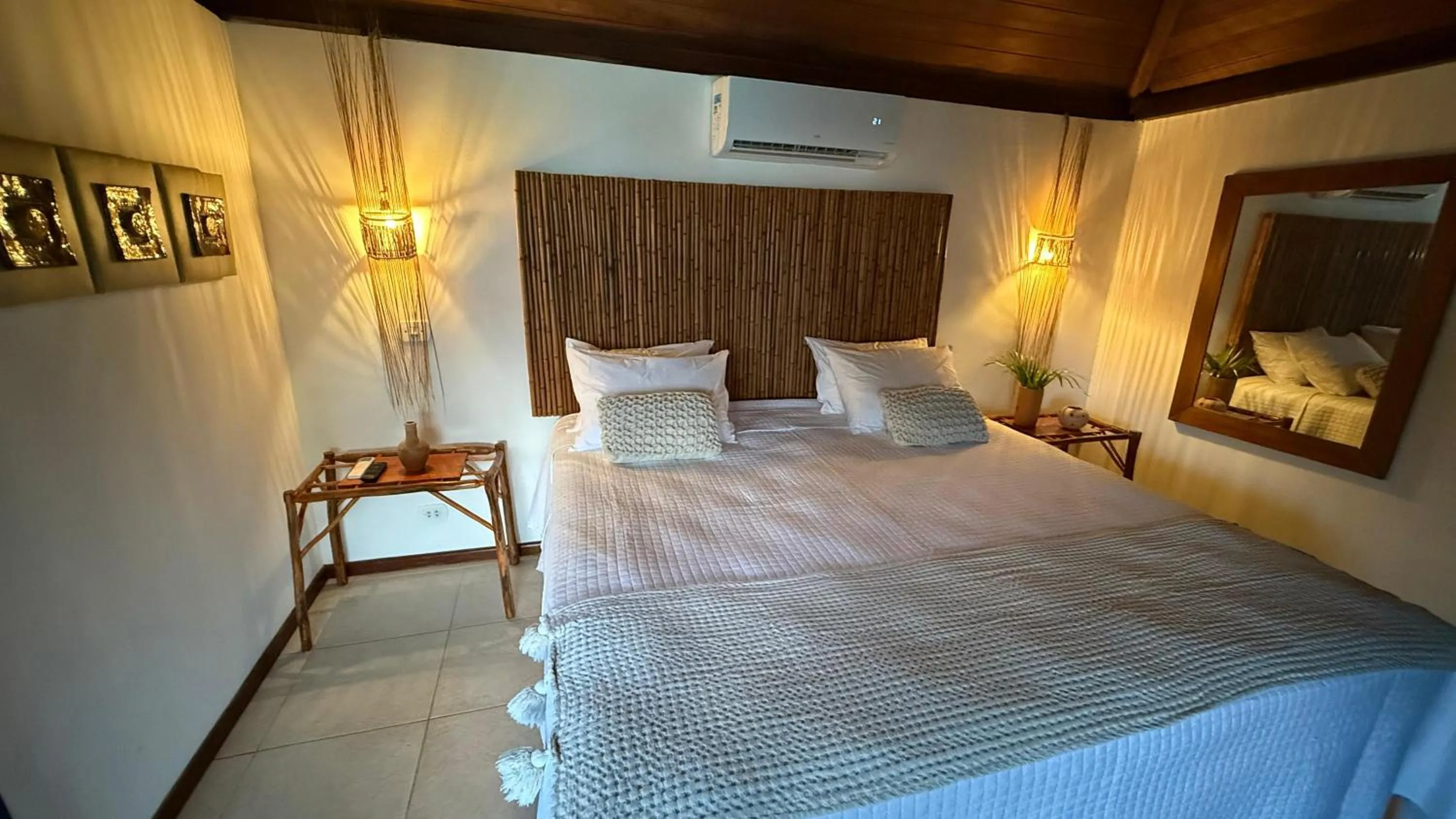 Bed in Pousada Duna Paraiso Maceió