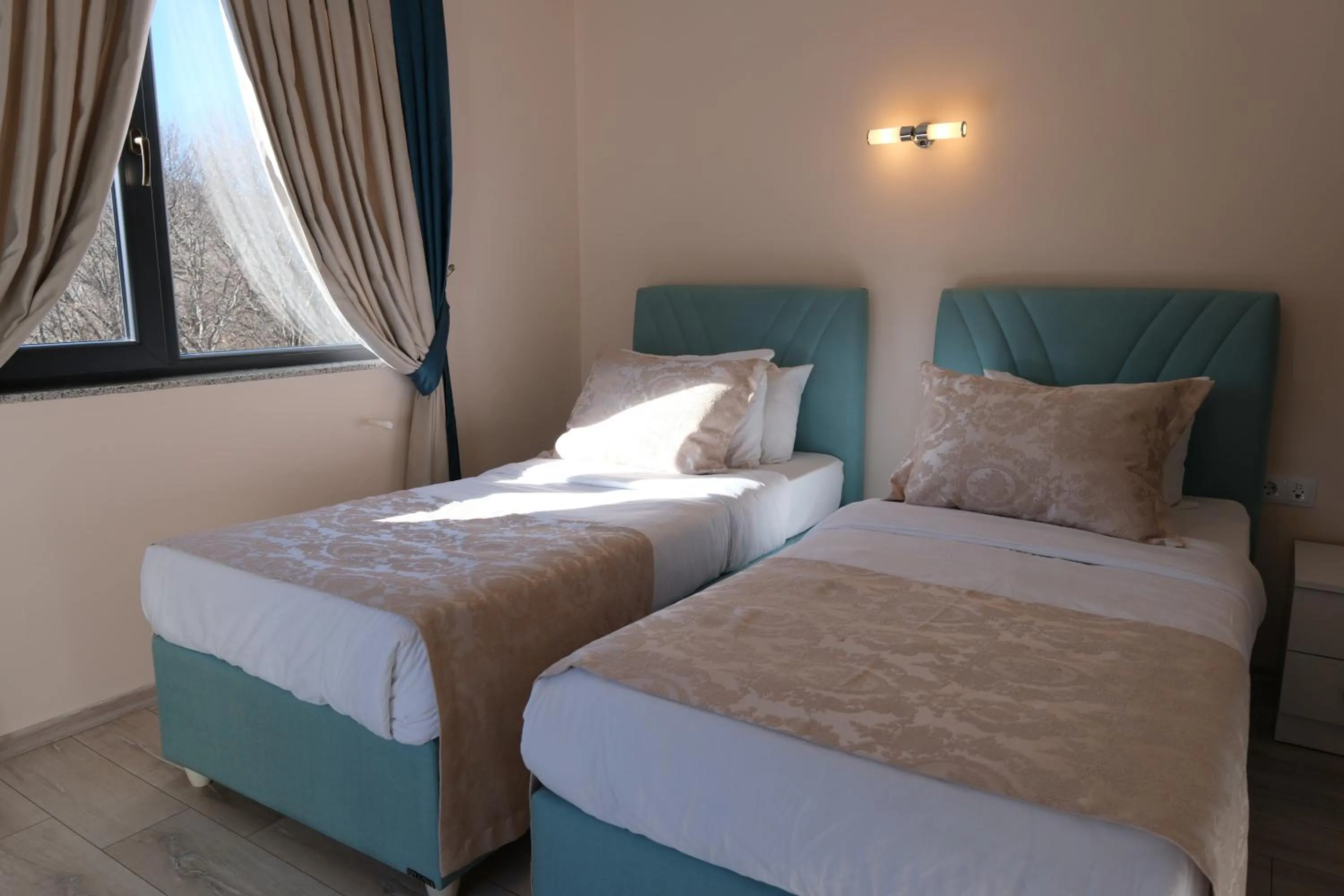 Bed in Şahin Tepesi Suite Otel