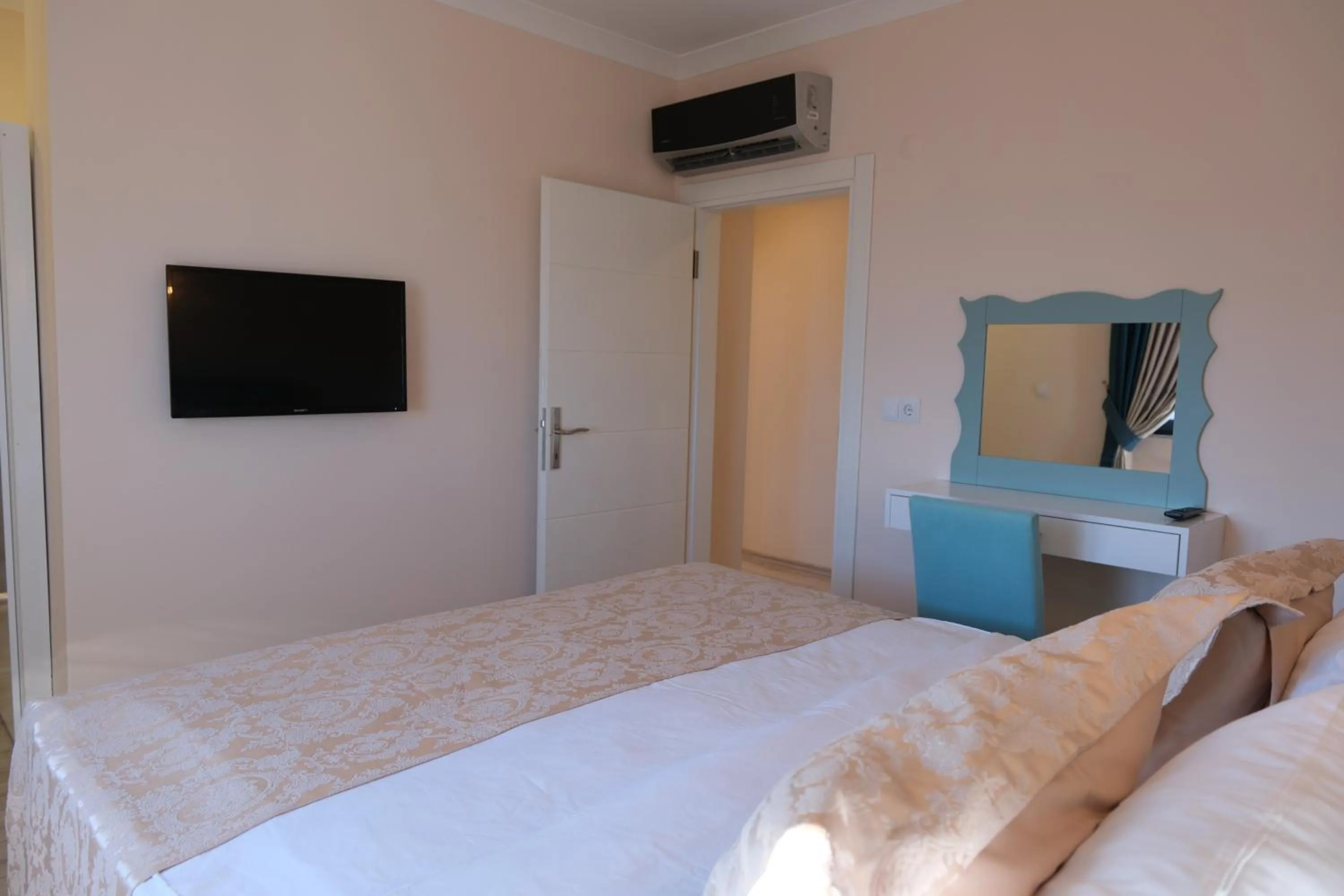 Bed in Şahin Tepesi Suite Otel