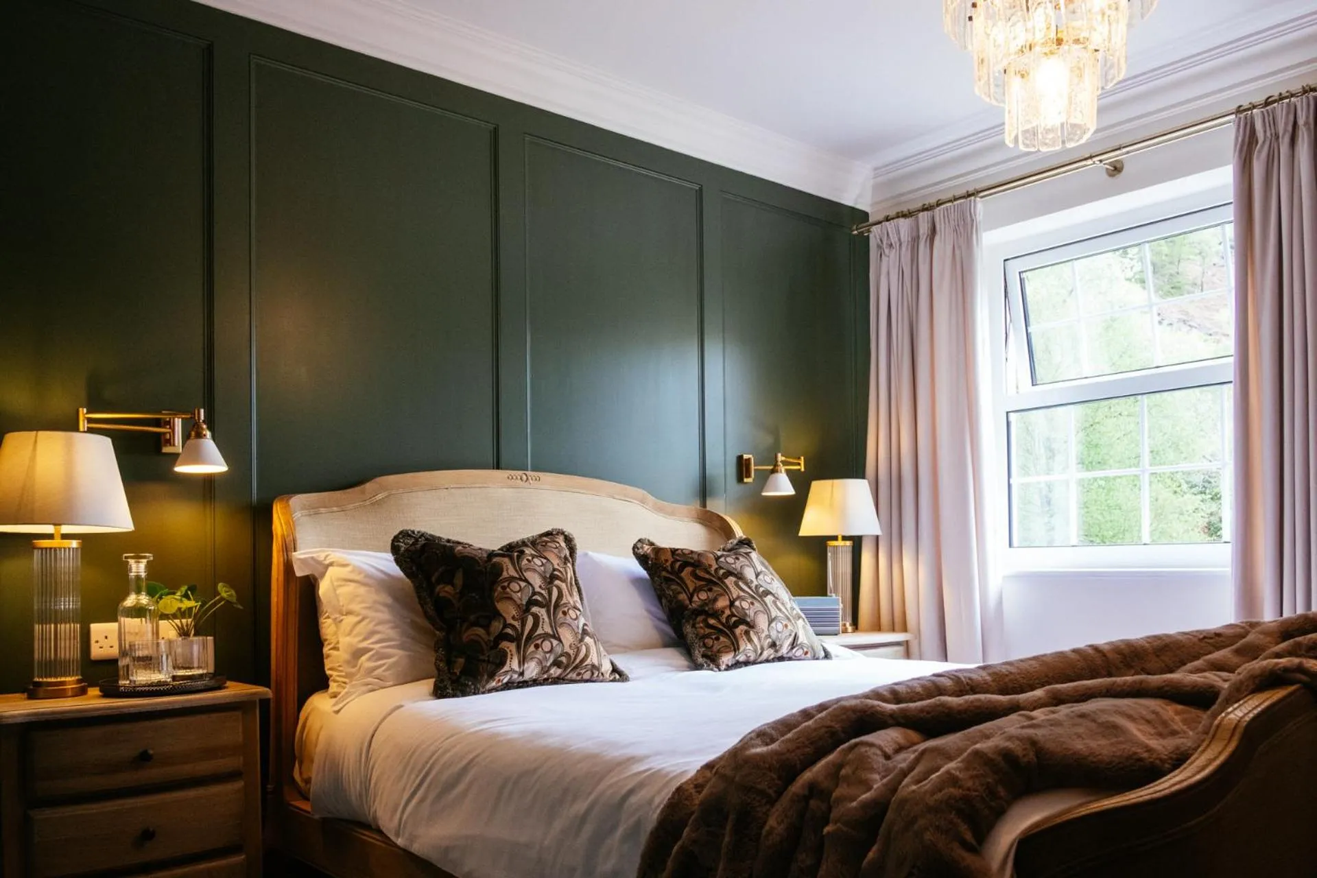 Bedroom, Bed in Ty Afon - River House