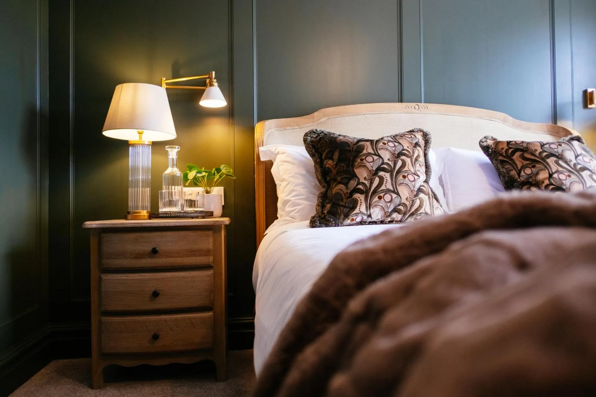 Bedroom, Bed in Ty Afon - River House