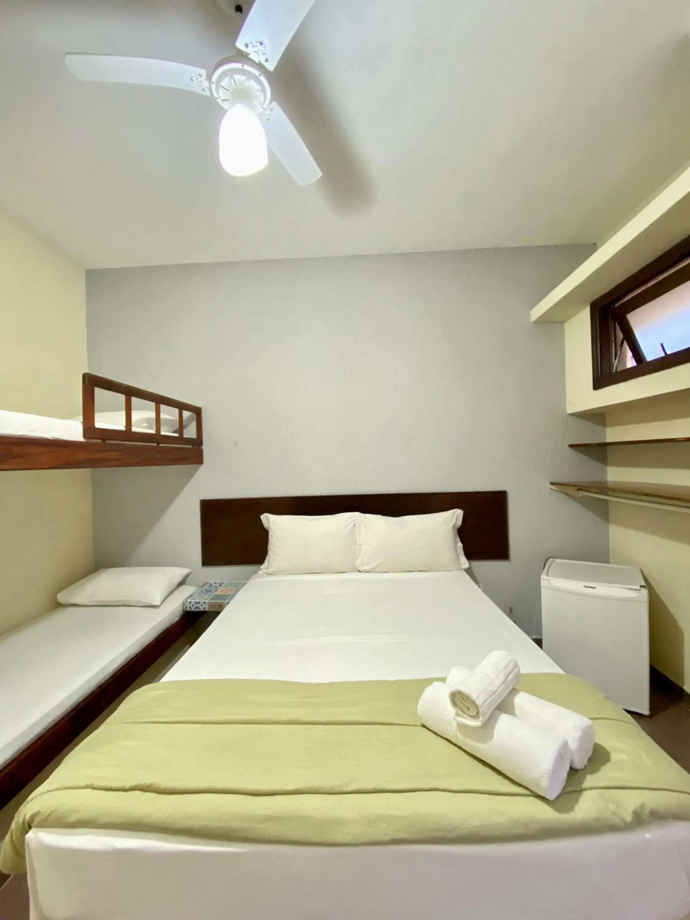 Bed in Hotel Canto do Rio Maresias Bed in Hotel Canto do Rio Maresias