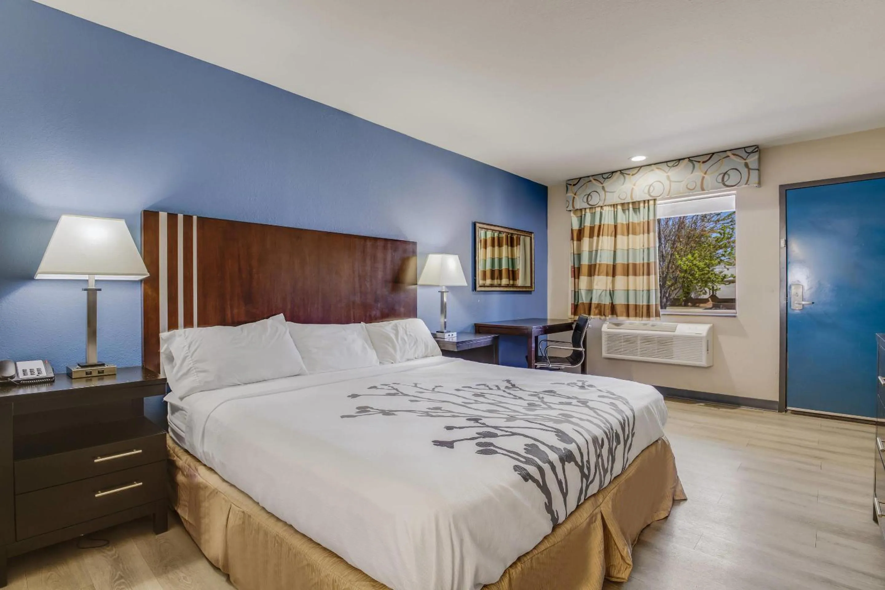 Bedroom in Econo Lodge Inn & Suites