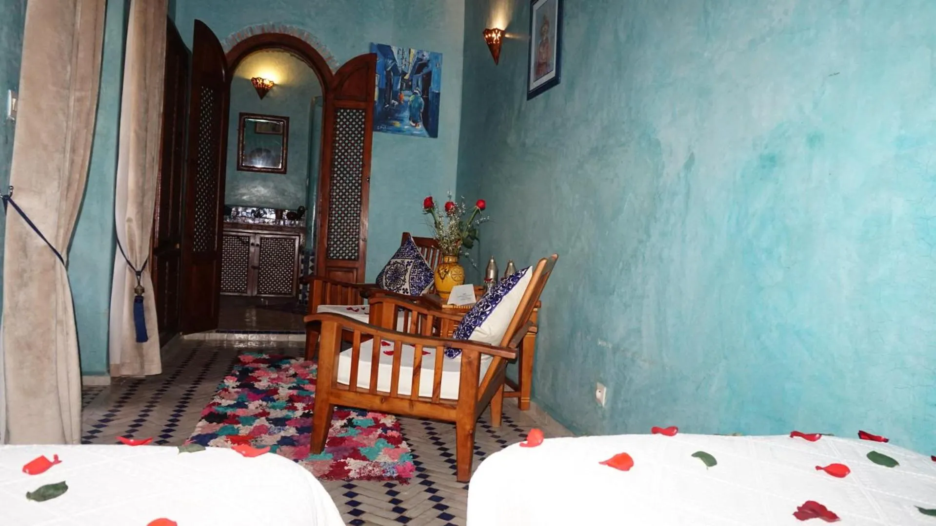 Bed in Riad Samsli